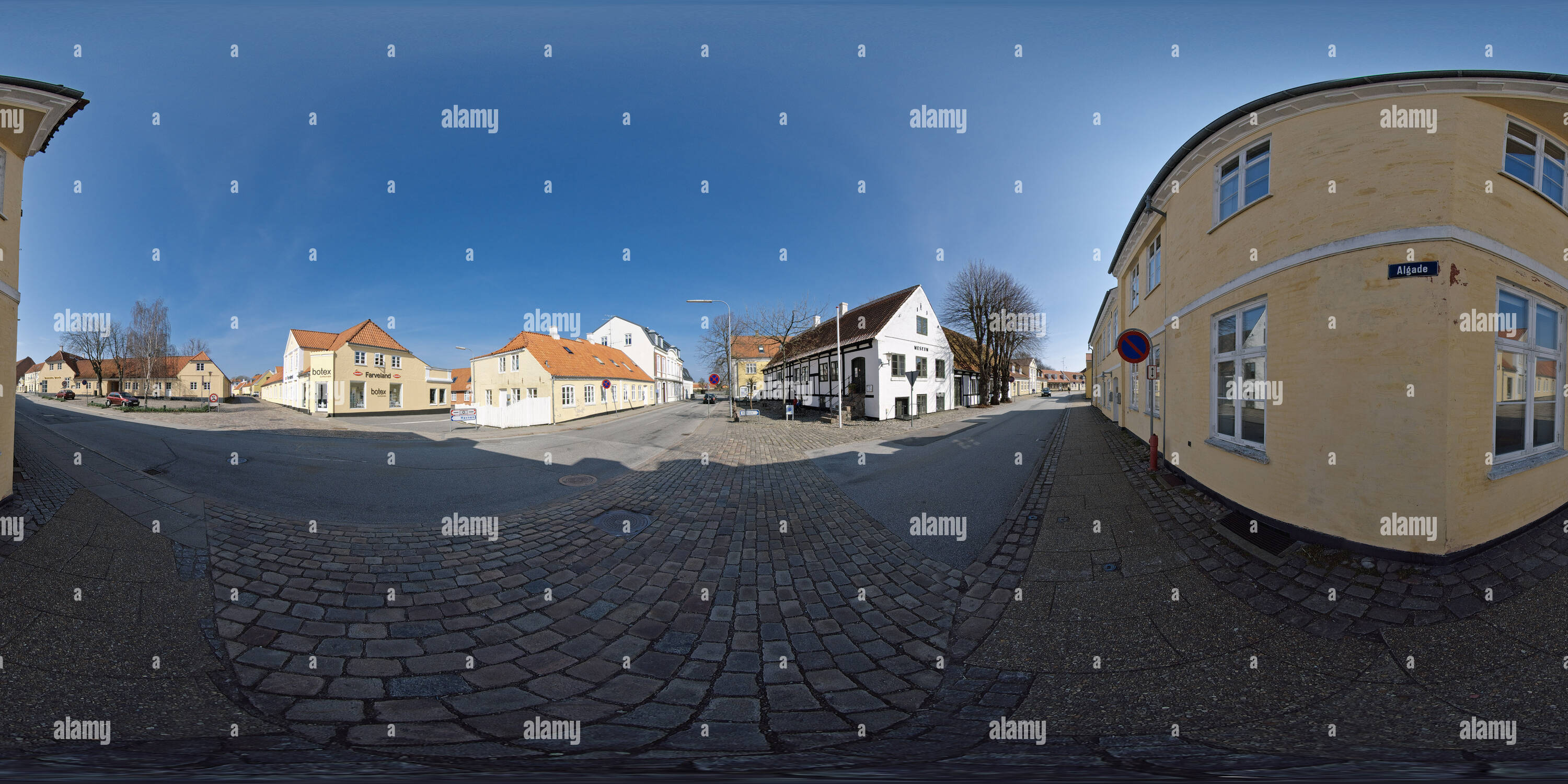 360° view of Saeby Museum Denmark Alamy