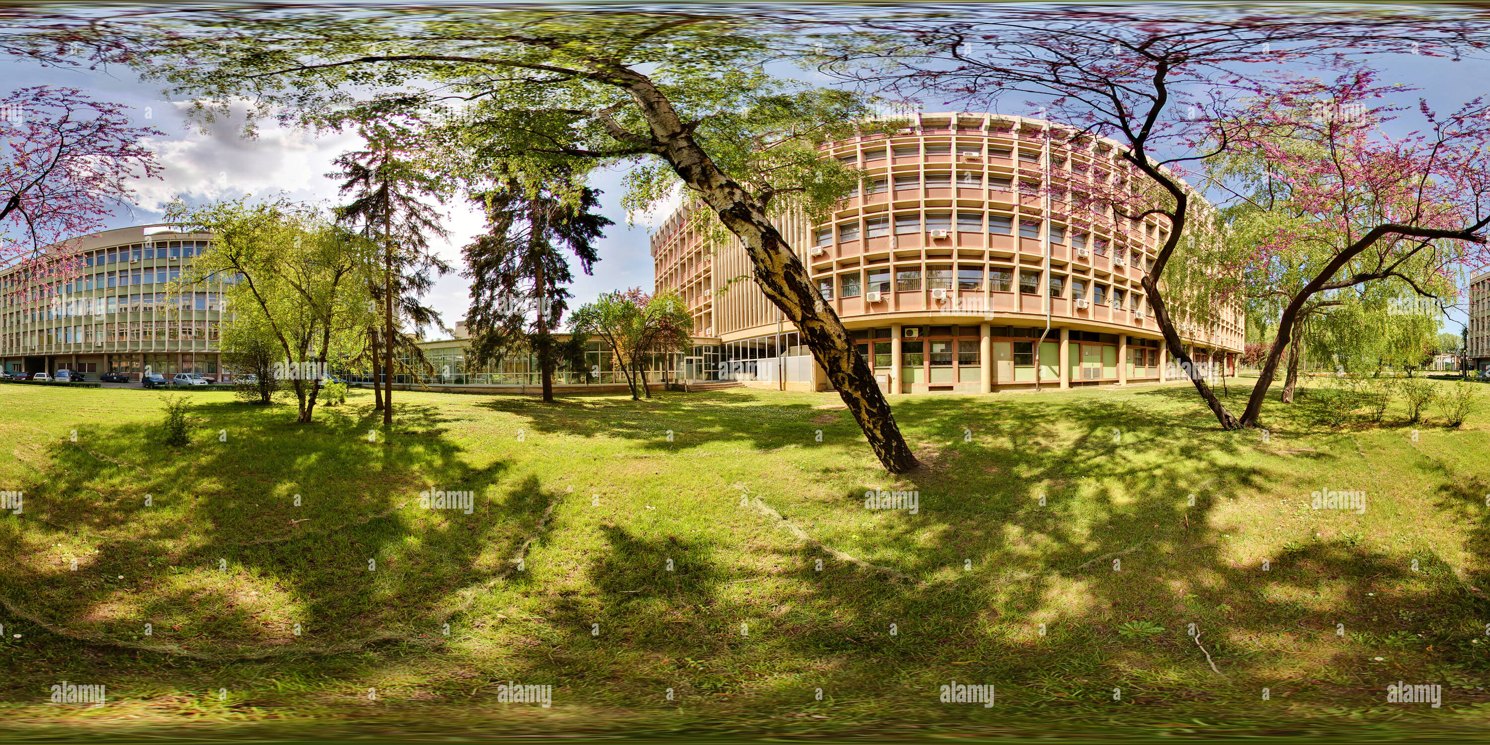 360 degree panoramic view of Faculty of Agricullture, Novi Sad