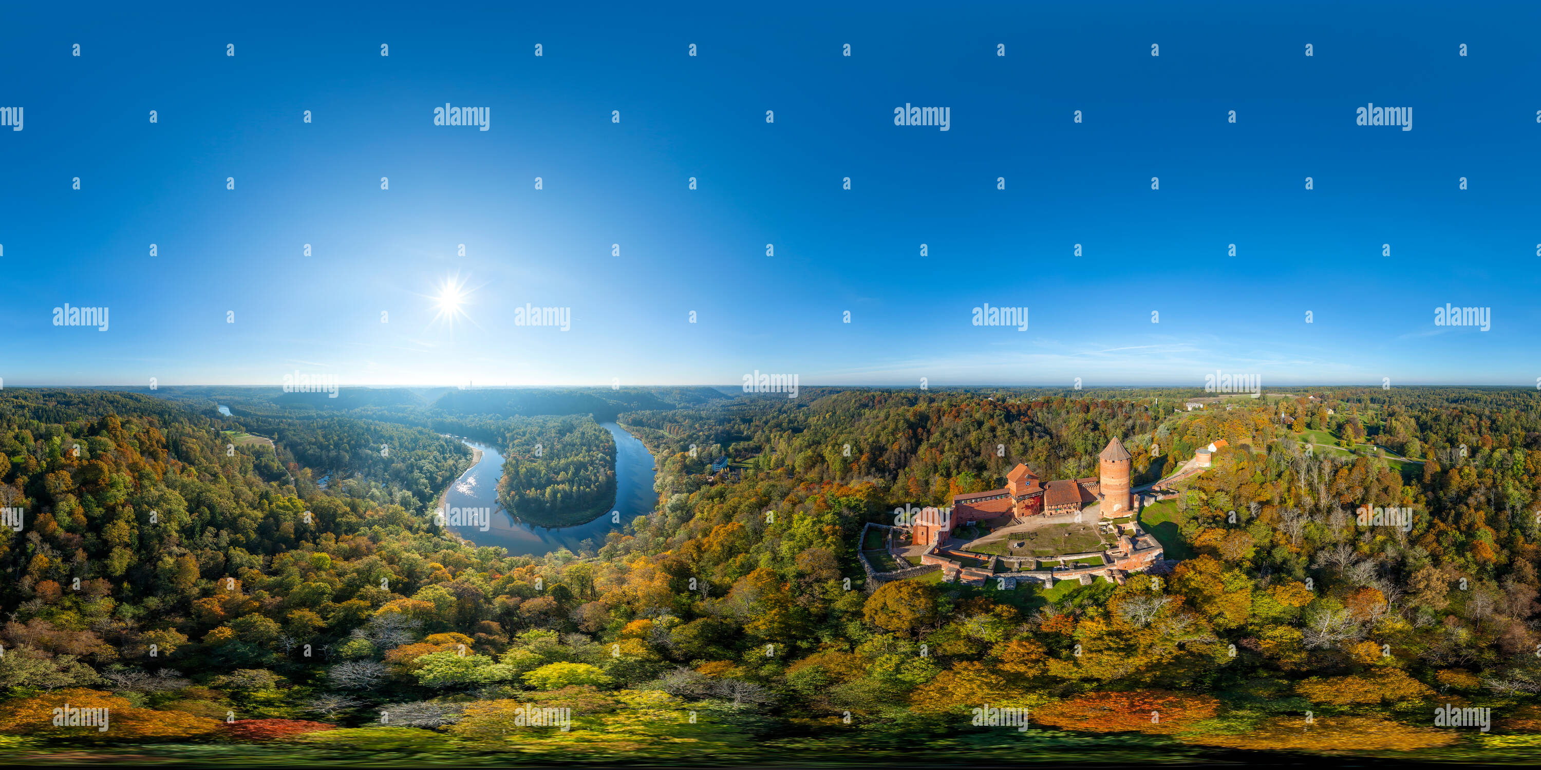 Turiada Turaida castle autumn hi-res stock photography and images - Alamy