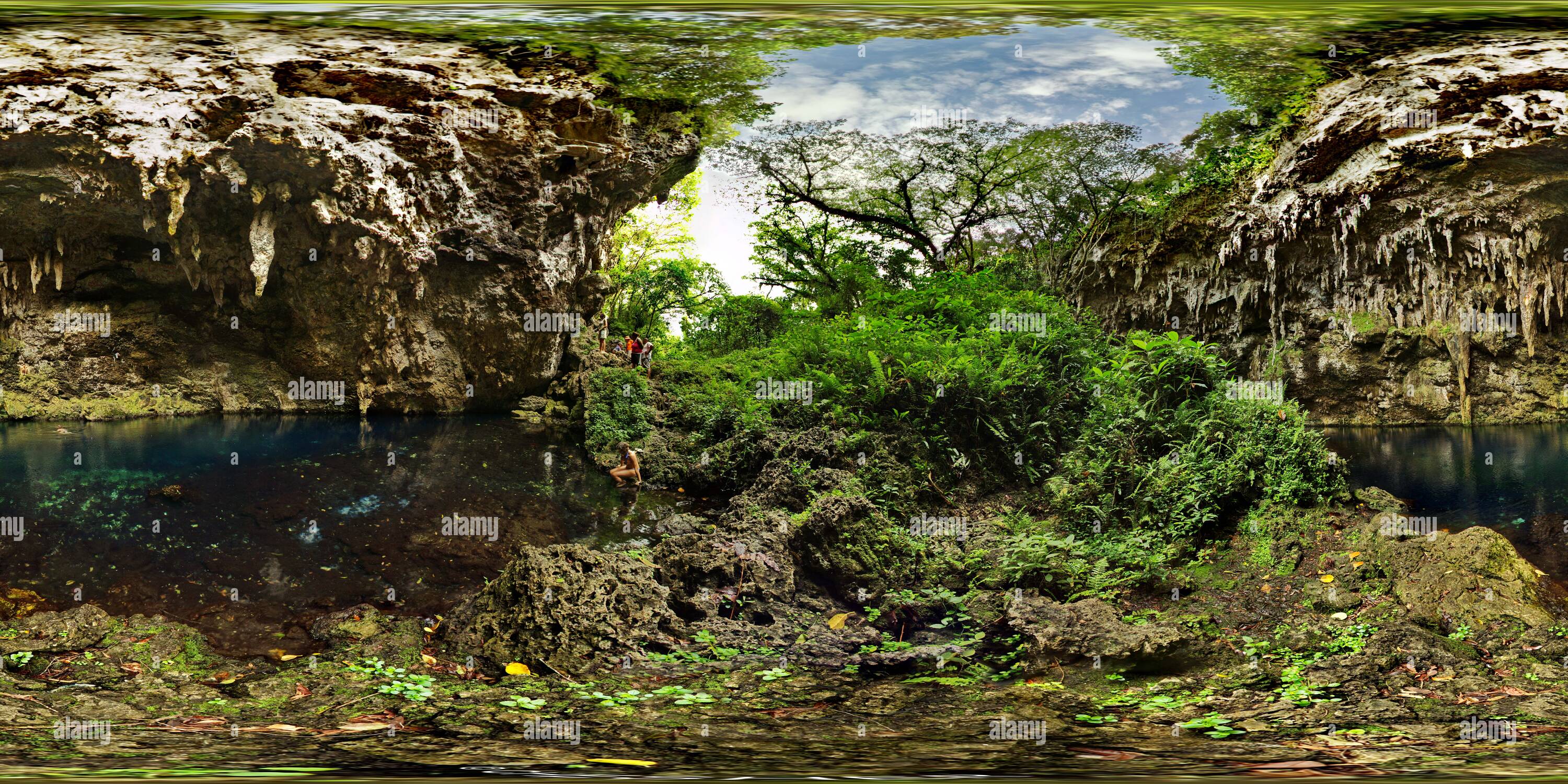360 degree panoramic view of Pethoen Cave Mare Loyalty Islands