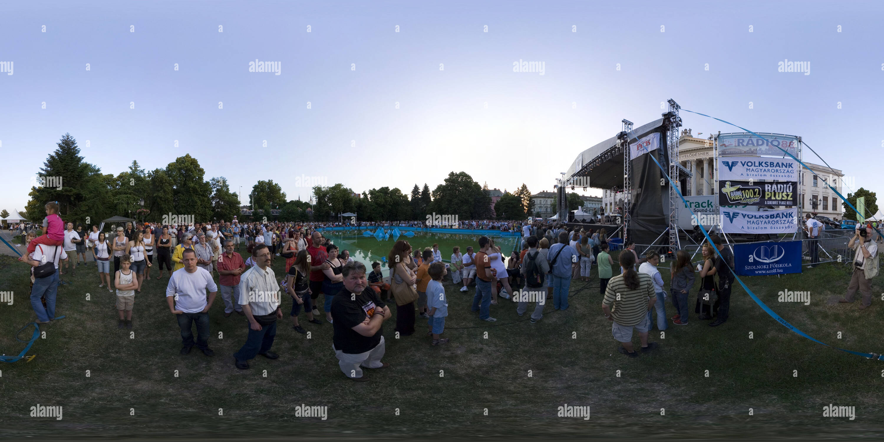 360 View Of The Day Of Szeged Rock Concert Alamy