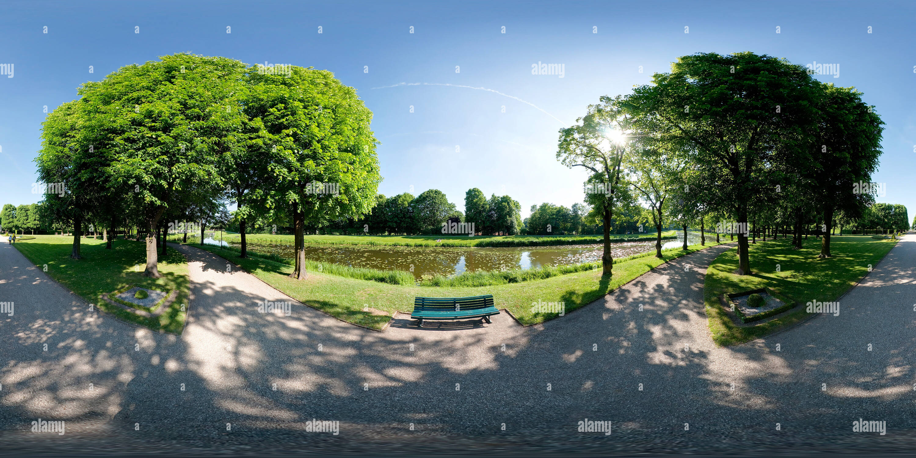 360 View Of Herrenhauser Garten 11 218477093 Alamy