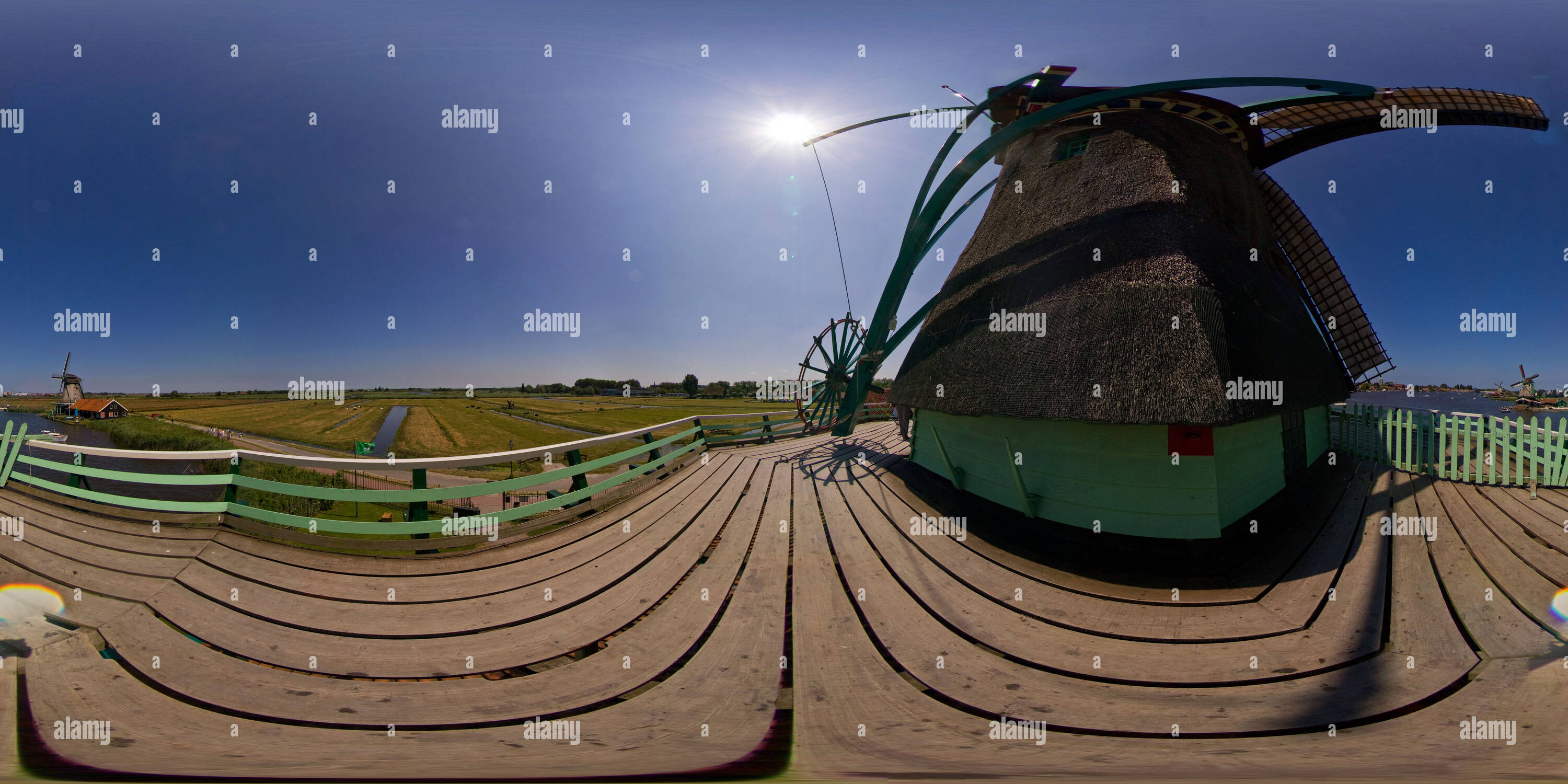 360° view of Paint Mill 'De Kat' Alamy