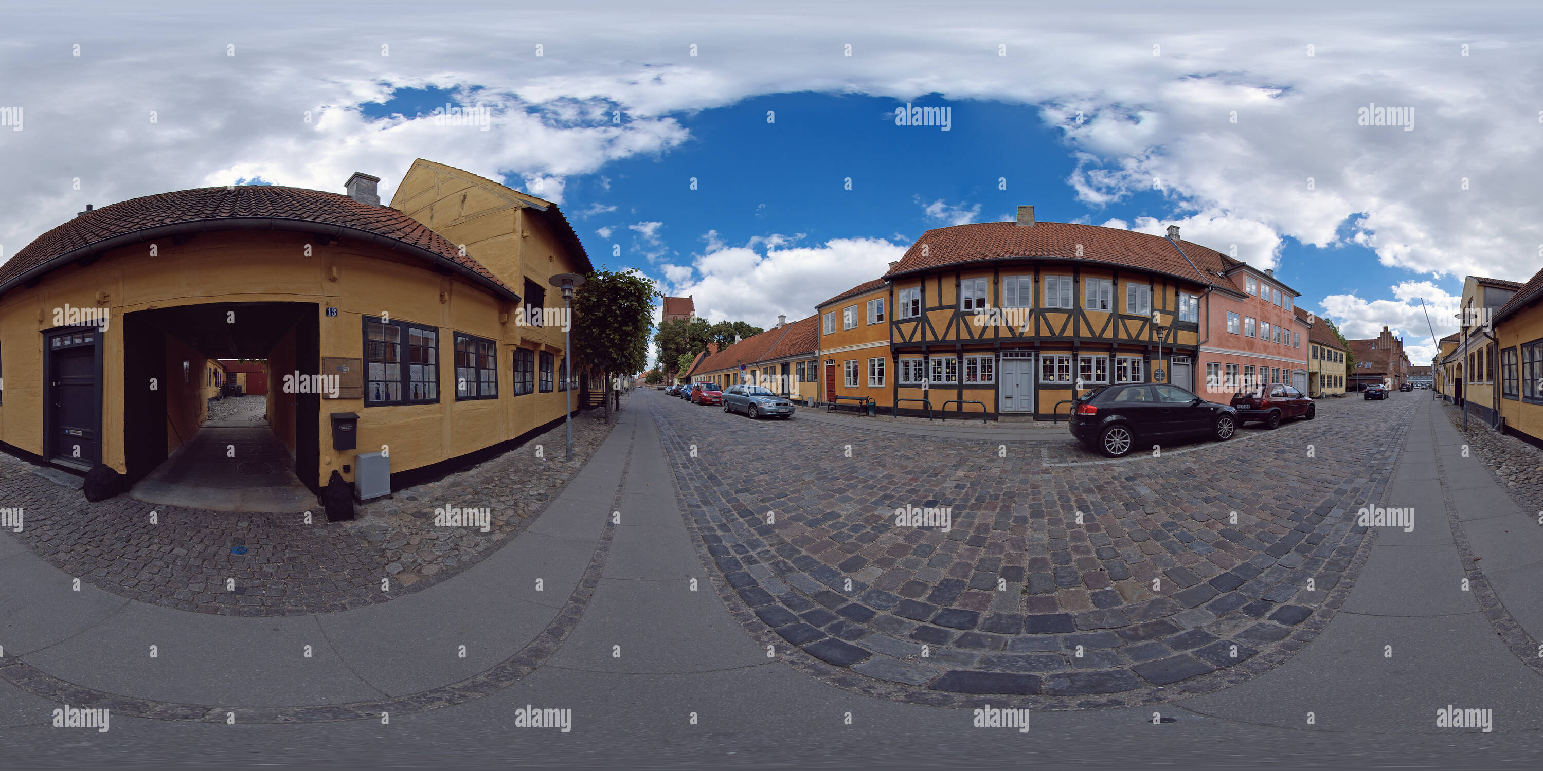 360° View Of Kirkestraede In Koege Alamy