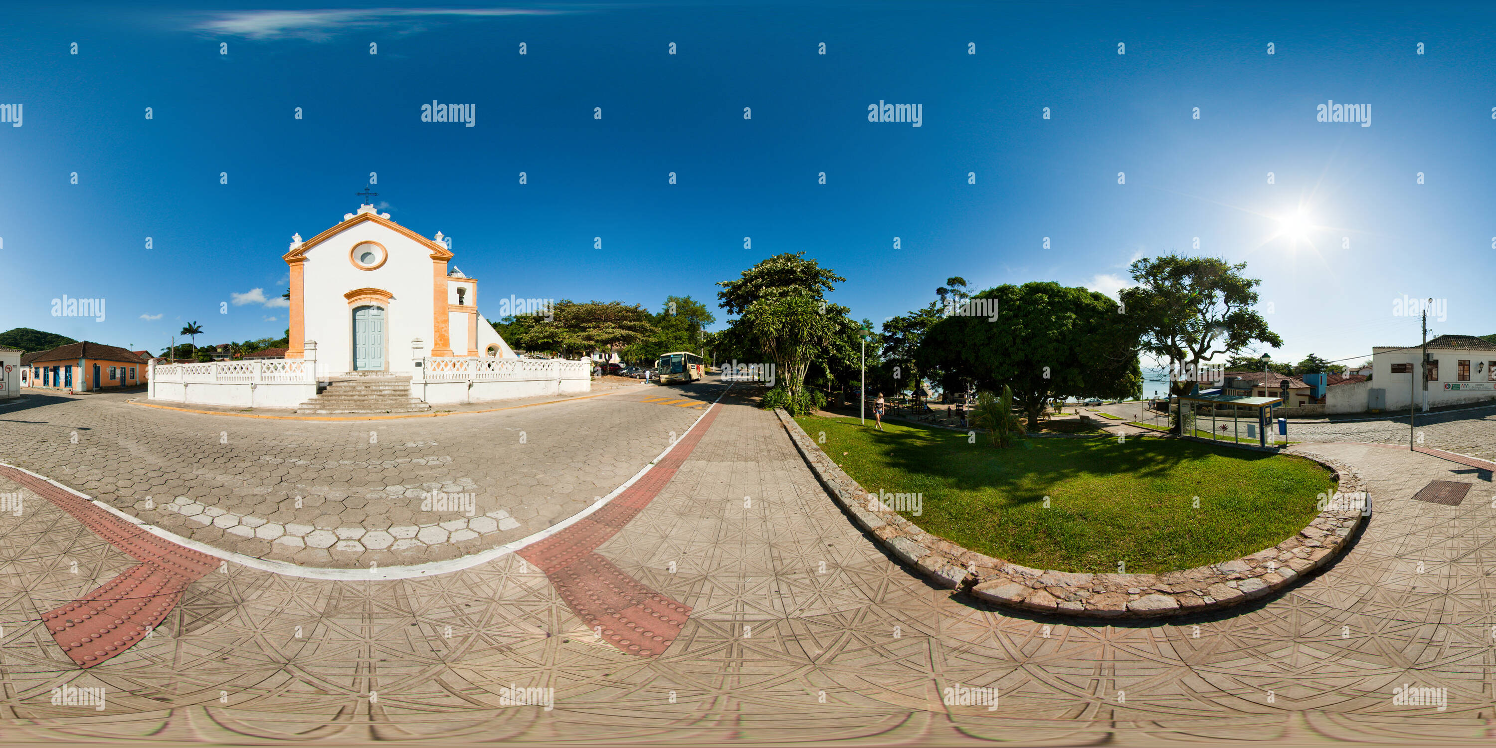 360 degree panoramic view of Church of Santo Antônio de Lisboa