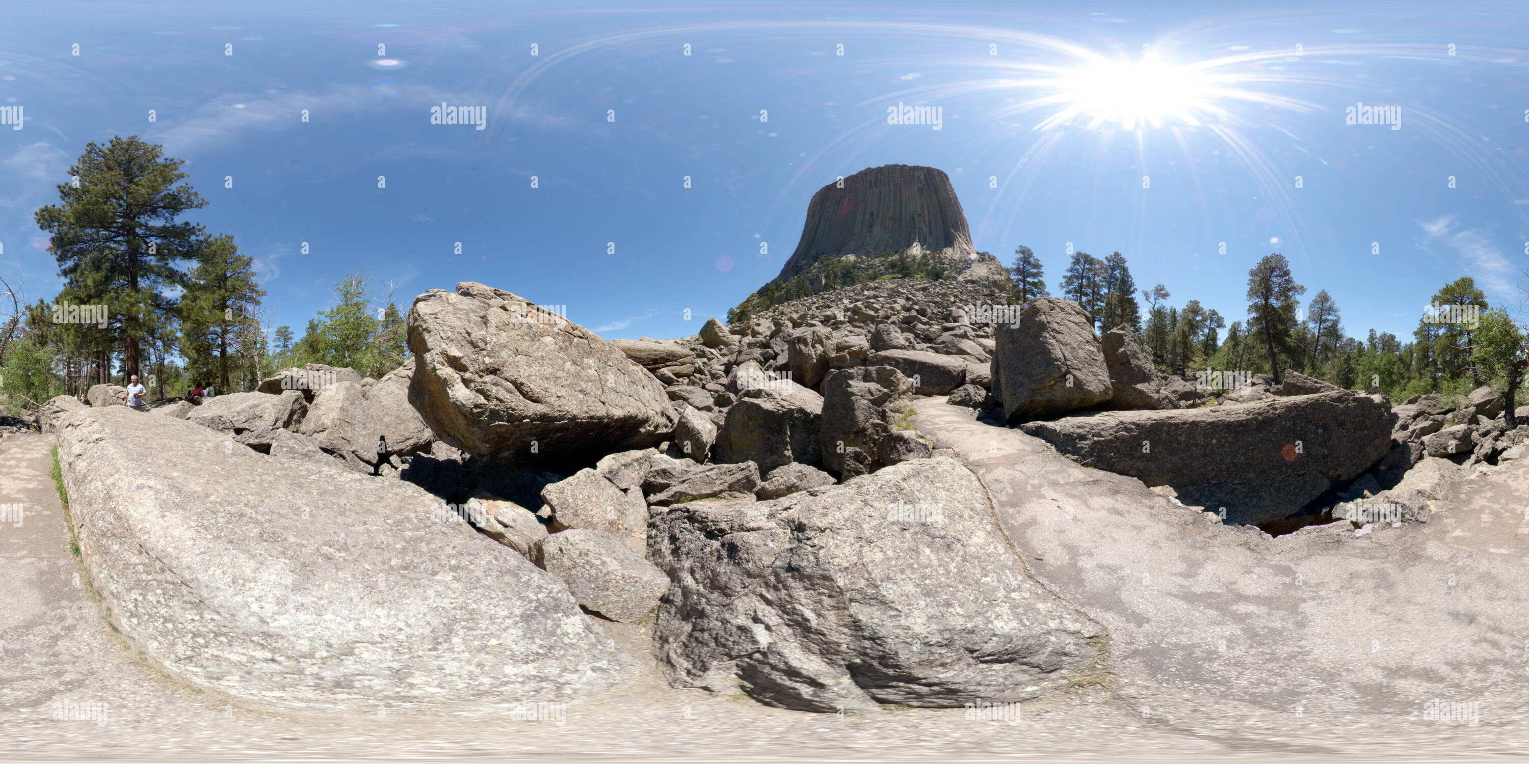 360° view of Devils Tower Wyoming Usa Alamy