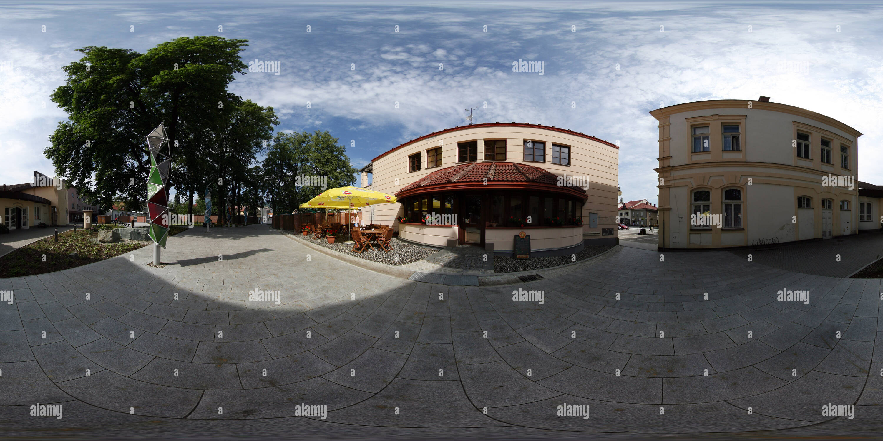 360° view of Frydlant nad Ostravici - u namesti - Alamy