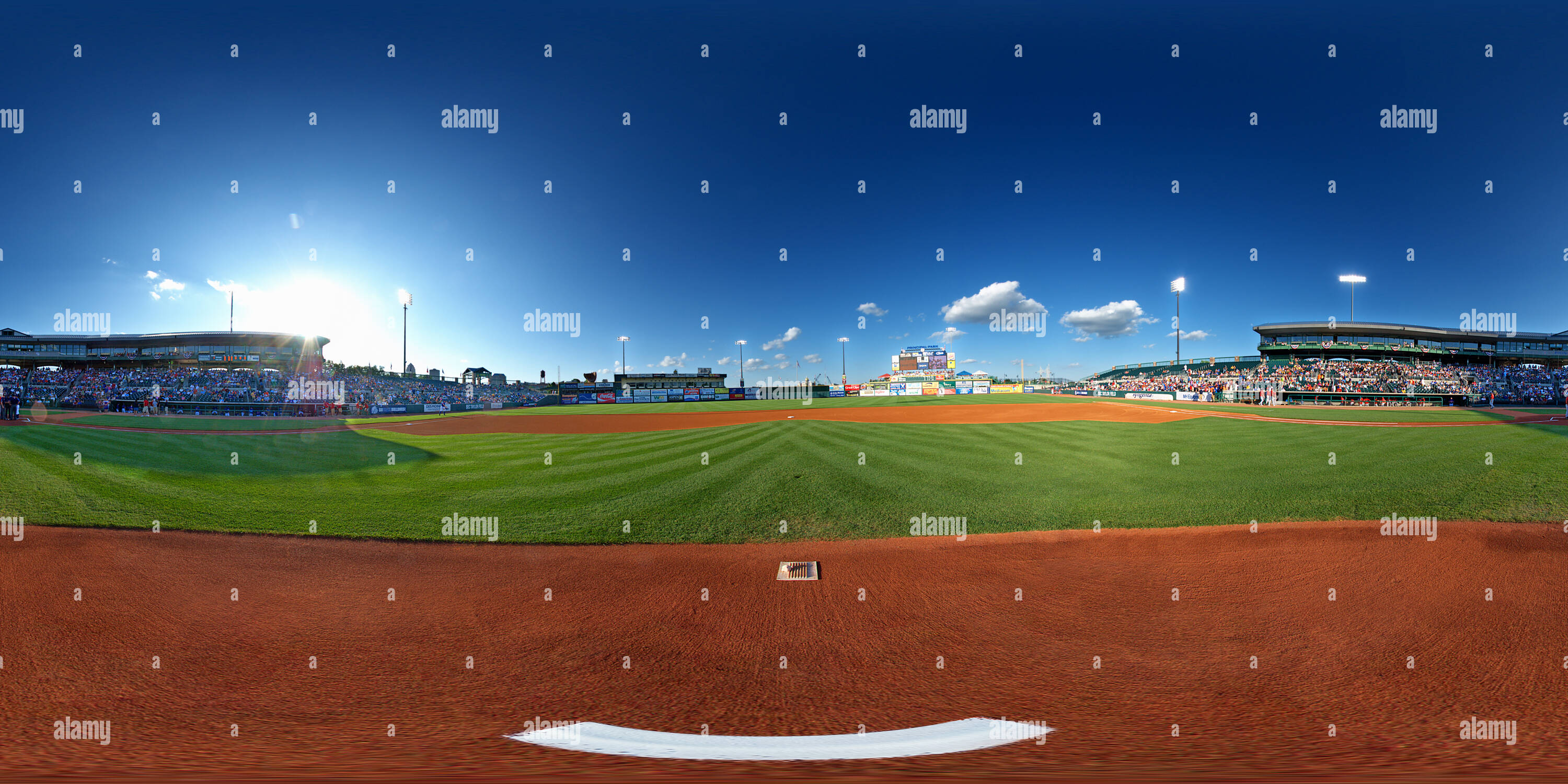 360° view of Iowa Cubs - Principal Park - Alamy