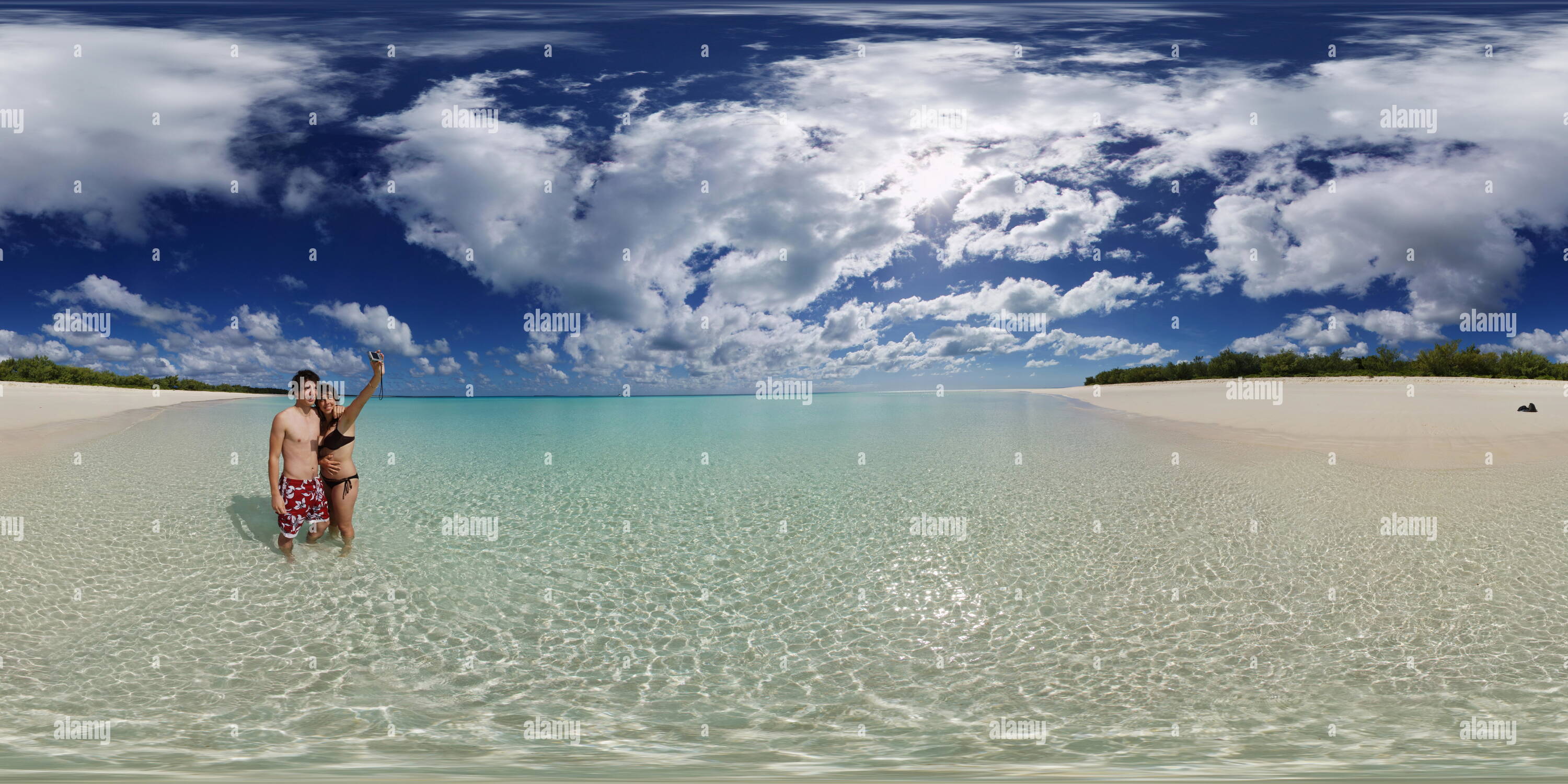 360 degree panoramic view of Ouvea Paradis Beach Photo