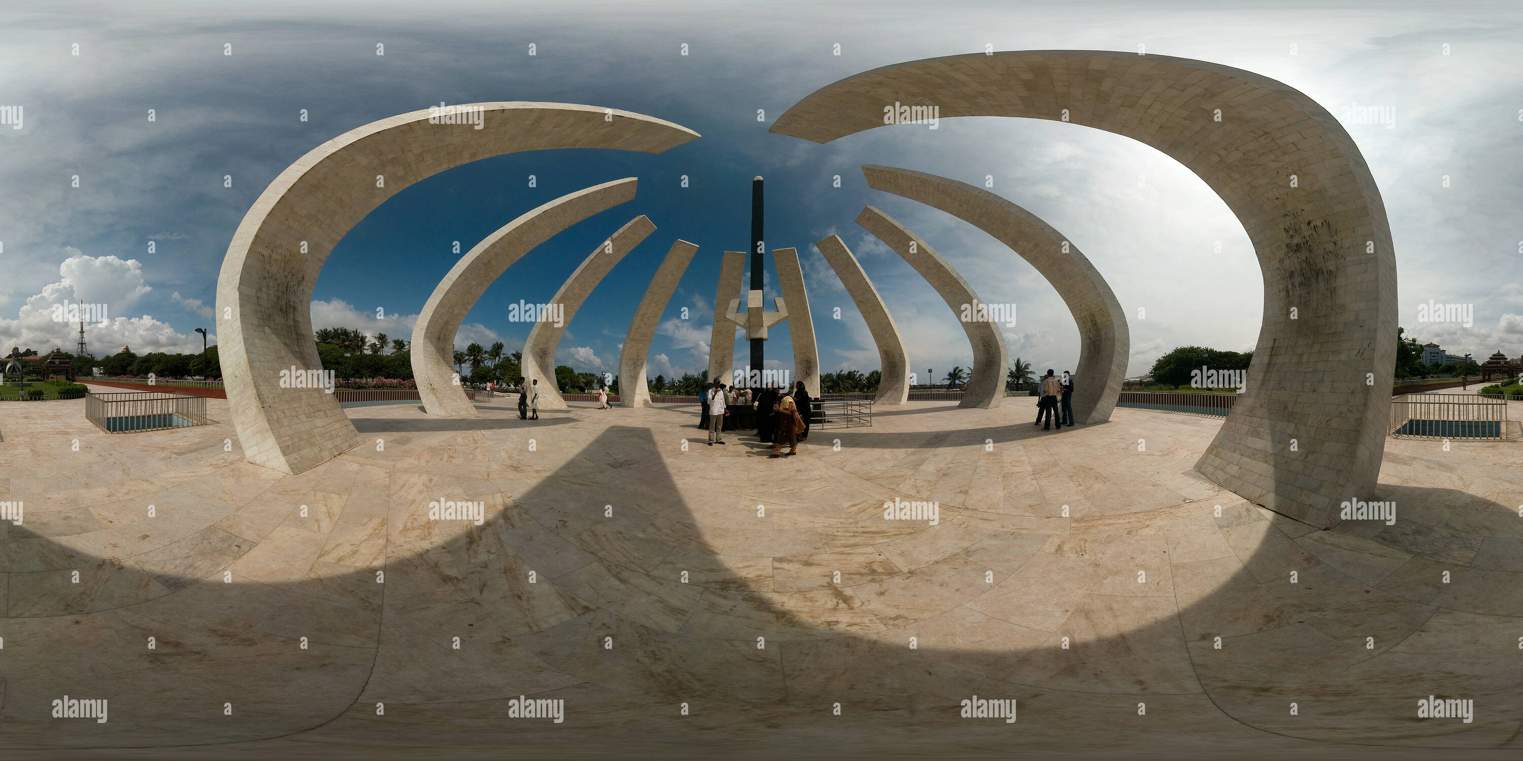 360 degree panoramic view of MGR Ramachandran Memorial, Chennai