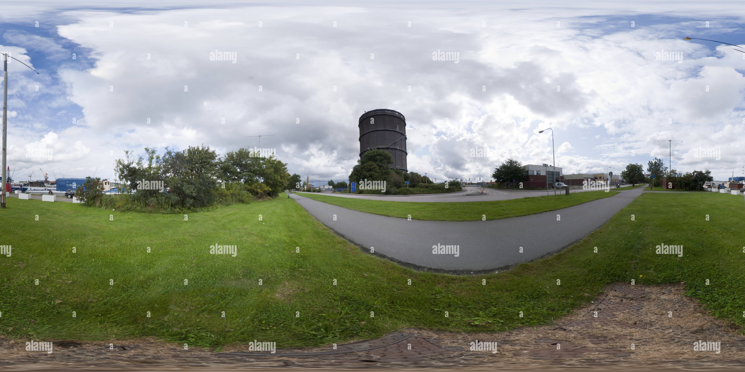 360° view of Gasklockan Gothenburg Sweden Alamy