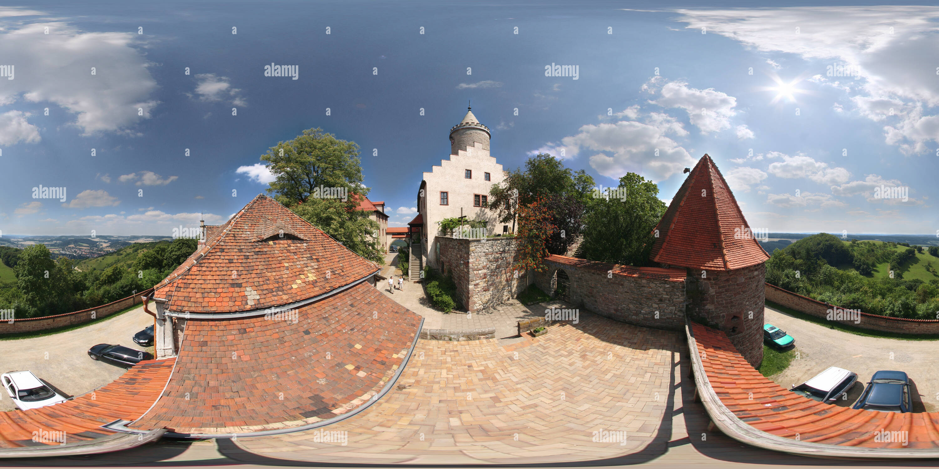 360° view of Leuchtenburg Alamy
