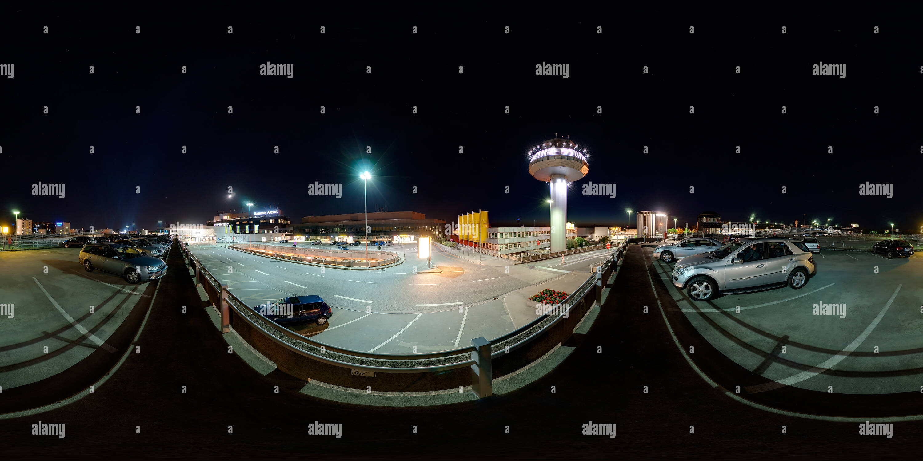 360° View Of Hannover Airport. P2 - Alamy