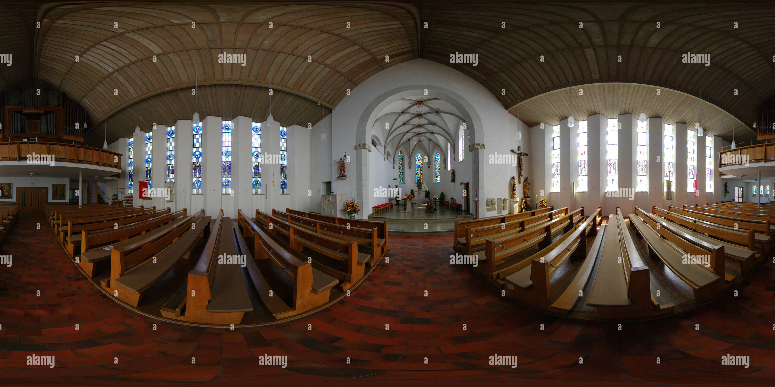 360 degree panoramic view of Walfahrtskirche Bussen
