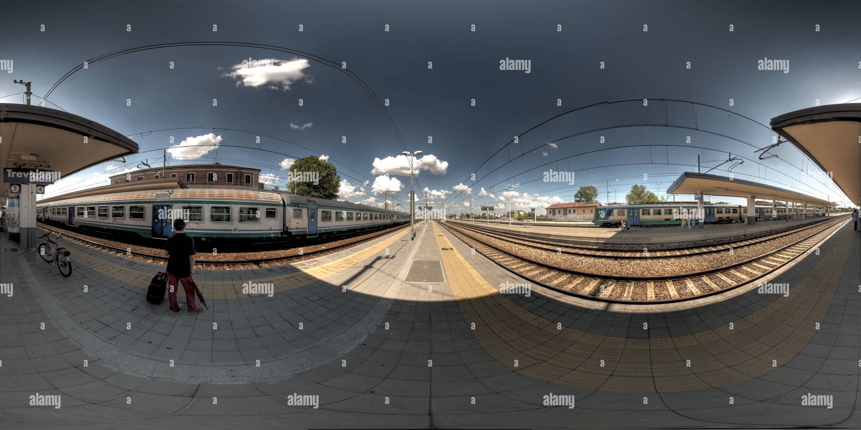 360° view of stazione di Treviglio Alamy