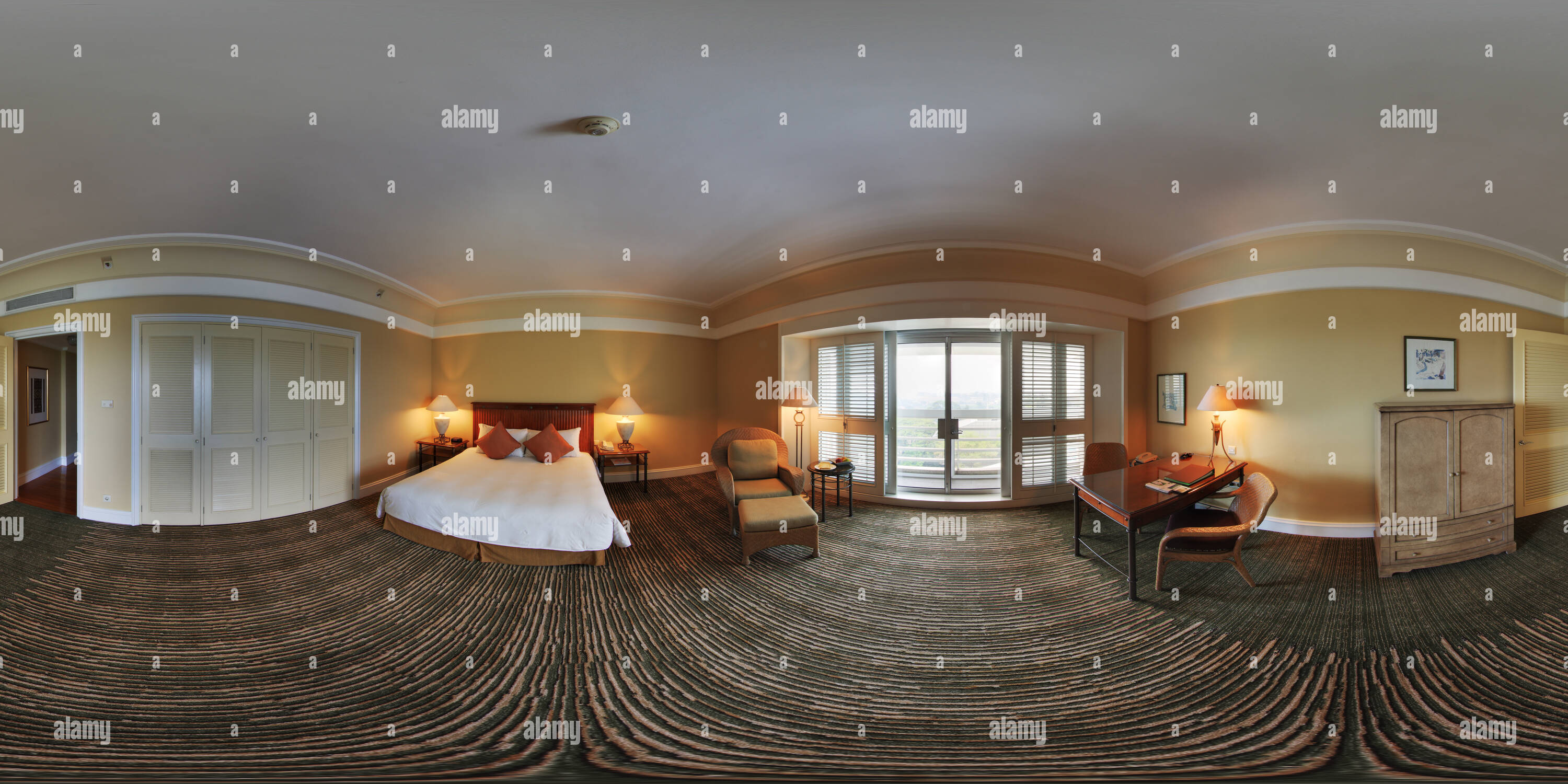 360° View Of Deluxe Hotel Room - Alamy