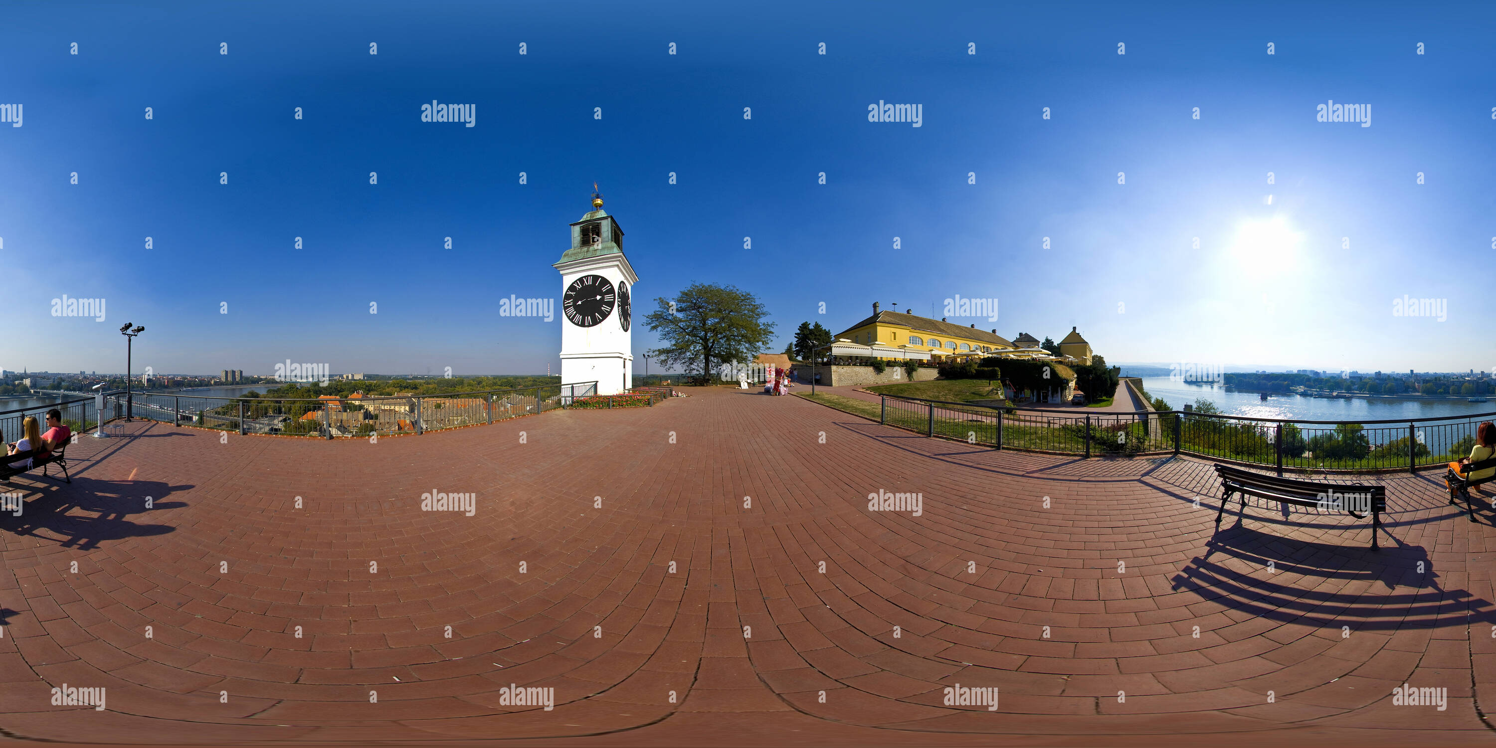 360° view of Petrovaradinska Tvrdjava Novi Sad 2 - Alamy