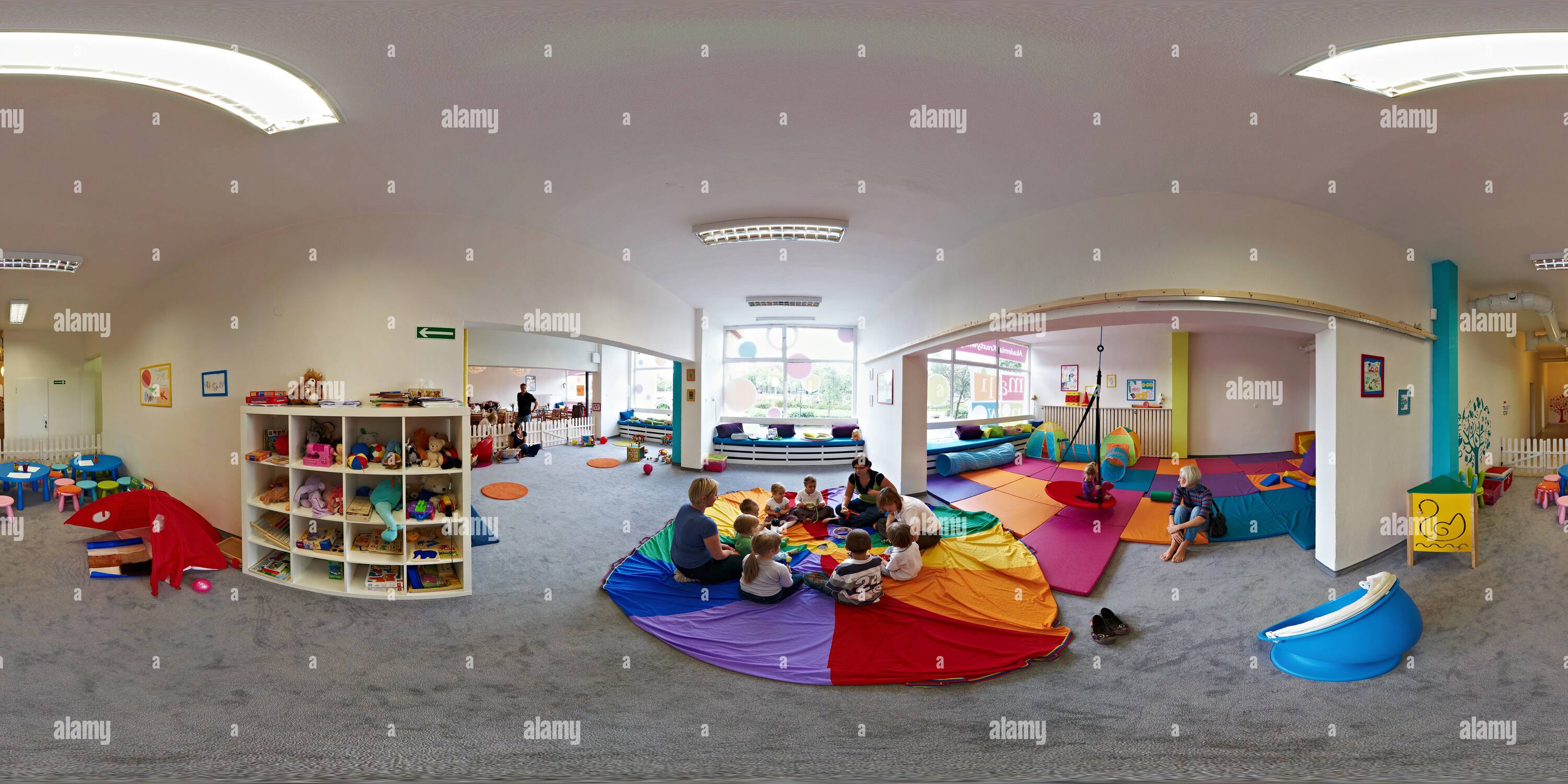 360° view of Malinowo main room 1 Alamy