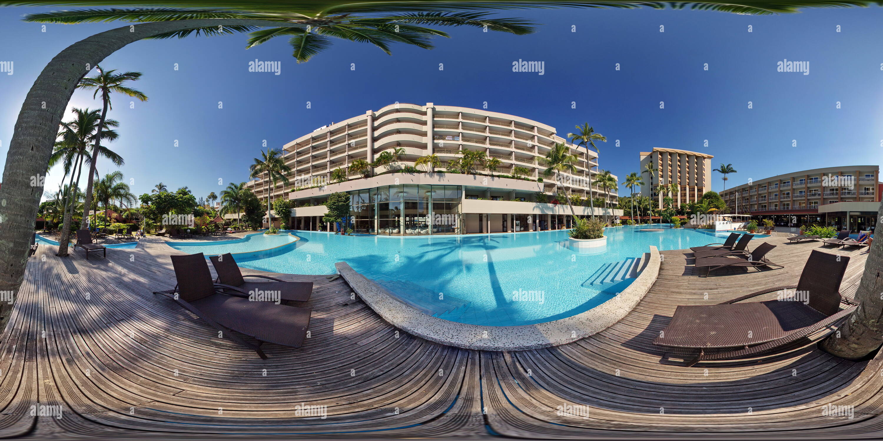 360 degree panoramic view of Nouvata Parc Hotel Complex Noumea New Caledonia