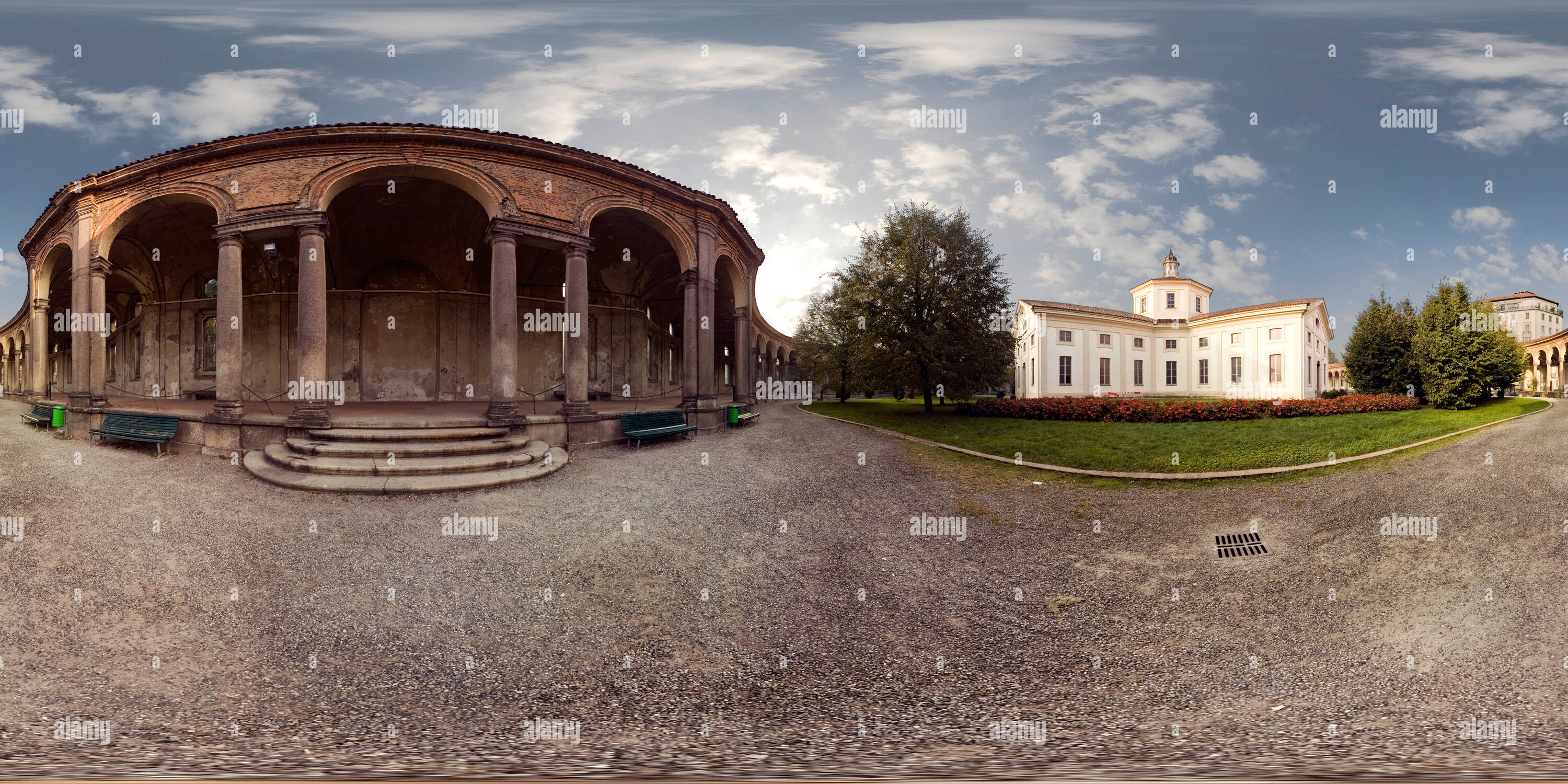 360 View Of Rotonda Della Besana A Milano Italy Alamy