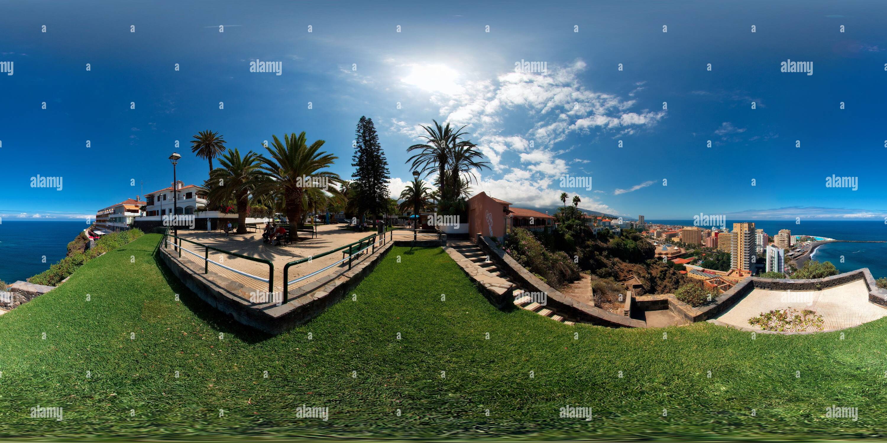 360 degree panoramic view of Mirador La Paz Tenerife