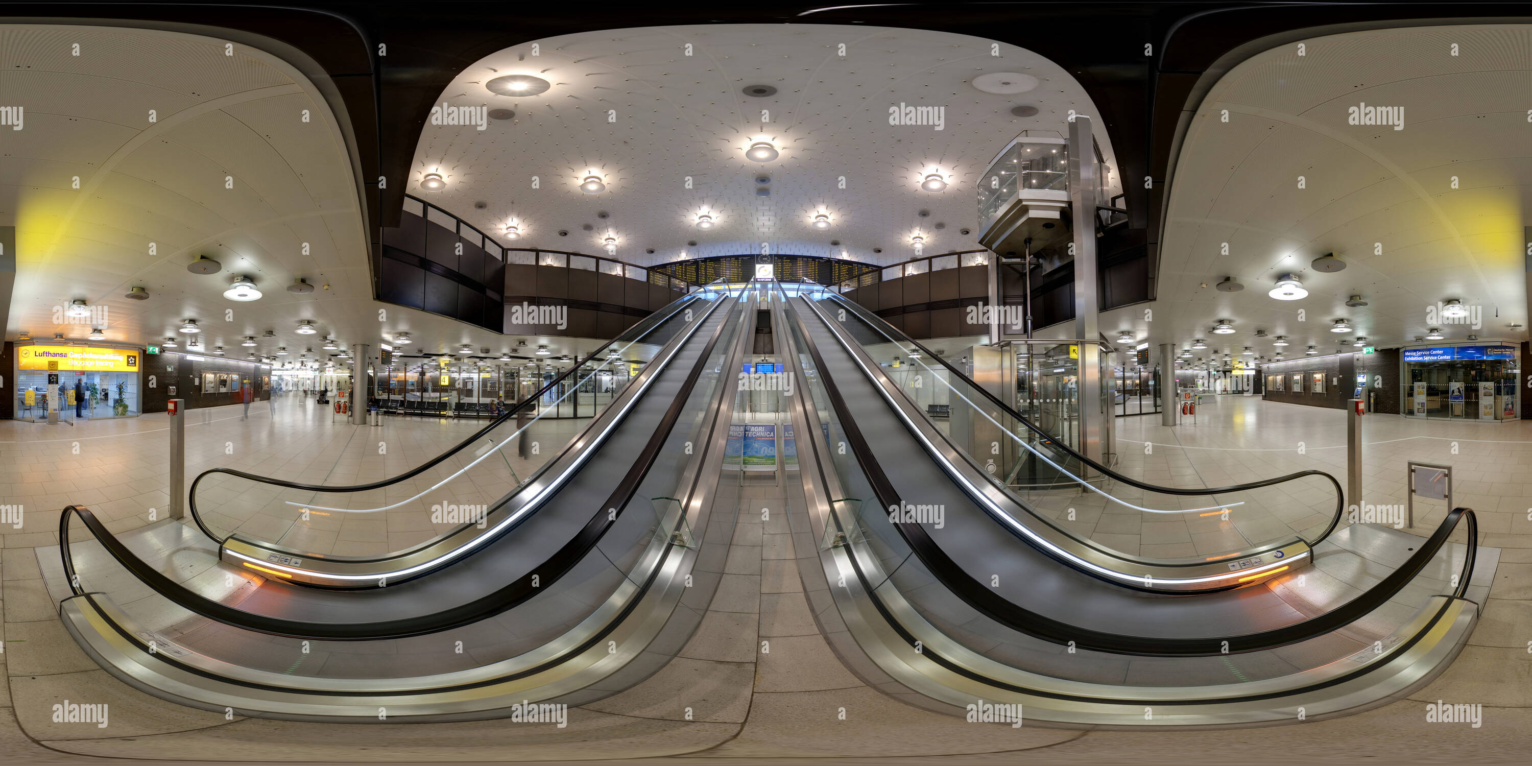 360° View Of Hannover Airport. Terminal A. Fair Information - Alamy