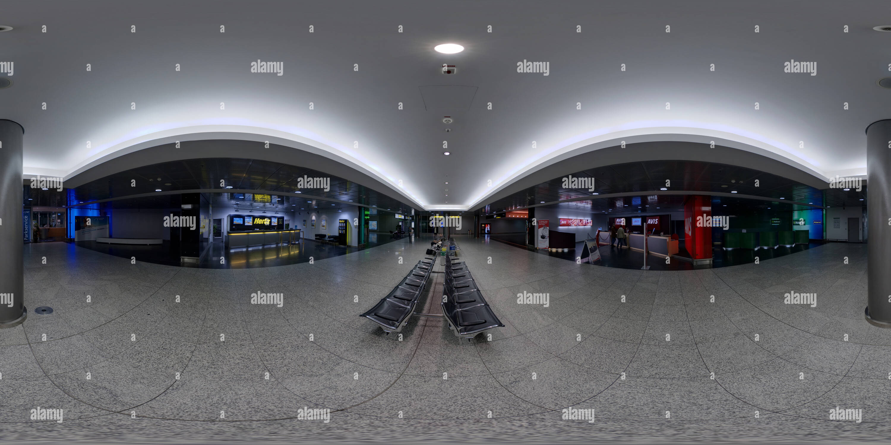 360° View Of Hannover Airport. Car Rental - Alamy