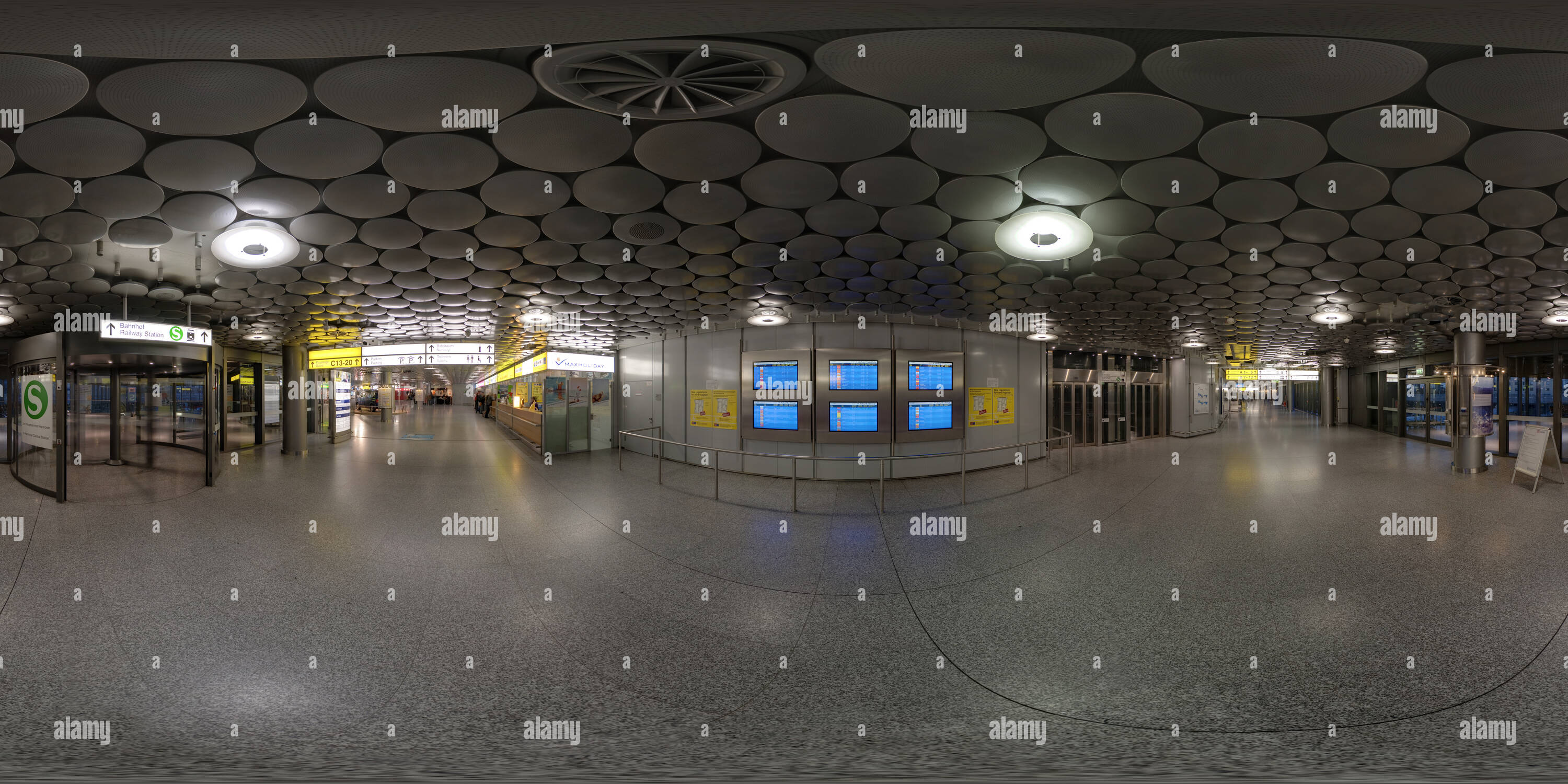 360° View Of Hannover Airport. Info - Alamy