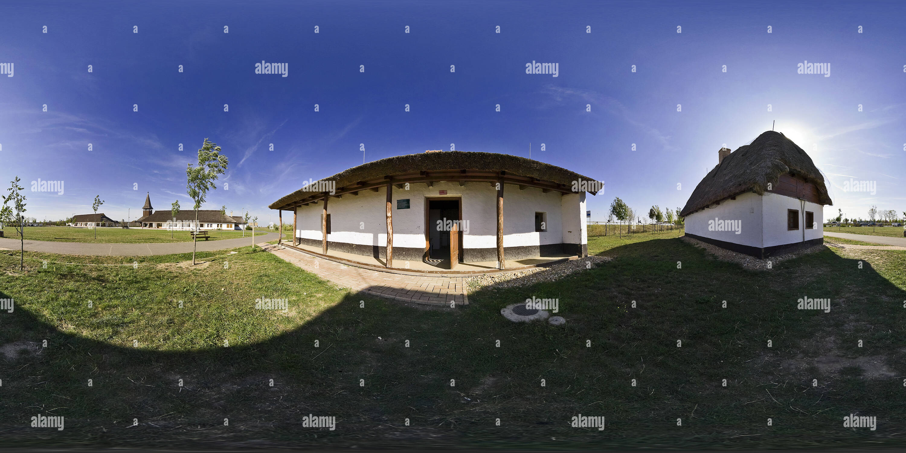 360 degree panoramic view of Besztereci house - entrace