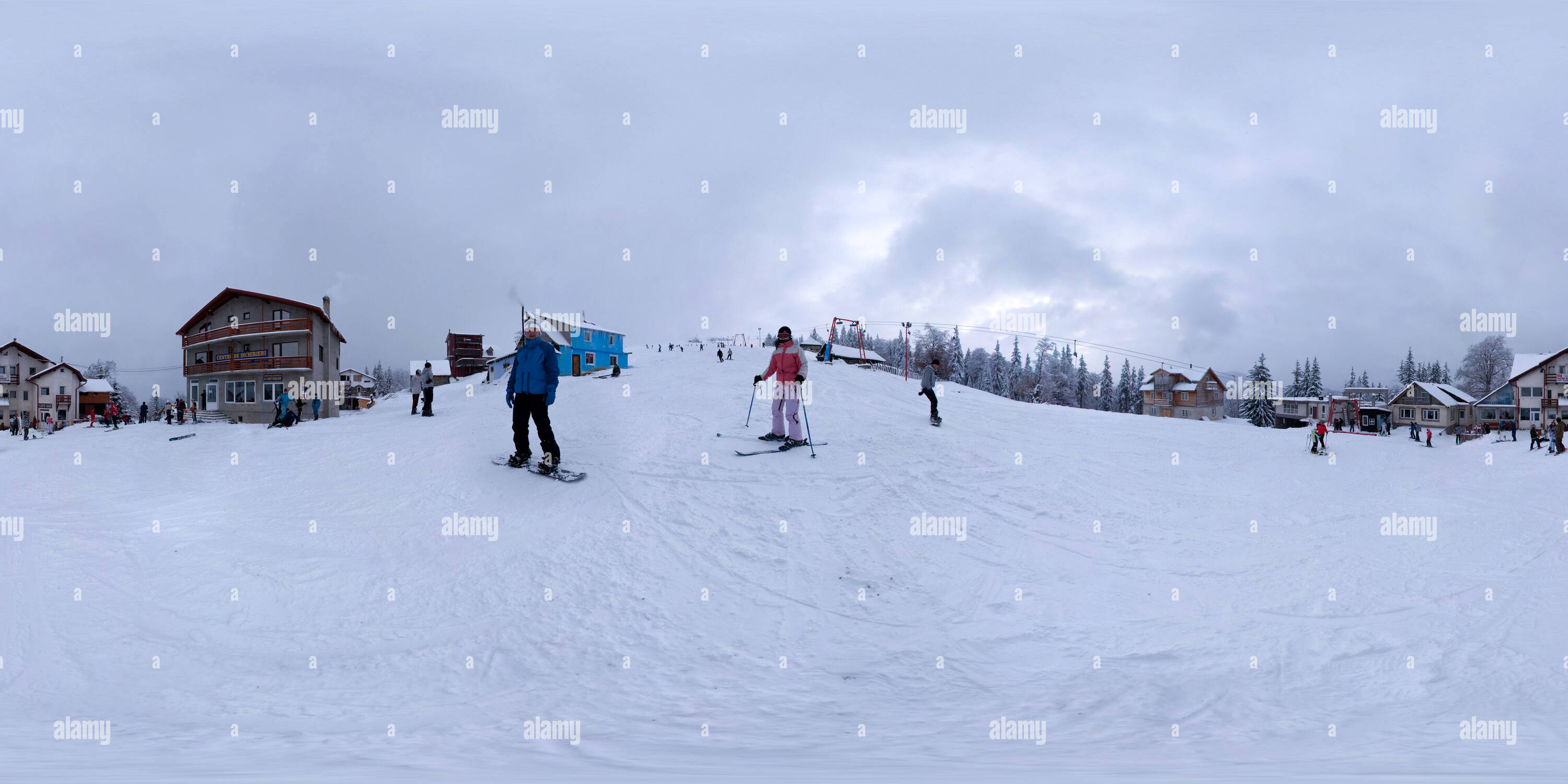 360 degree panoramic view of Ski in Straja