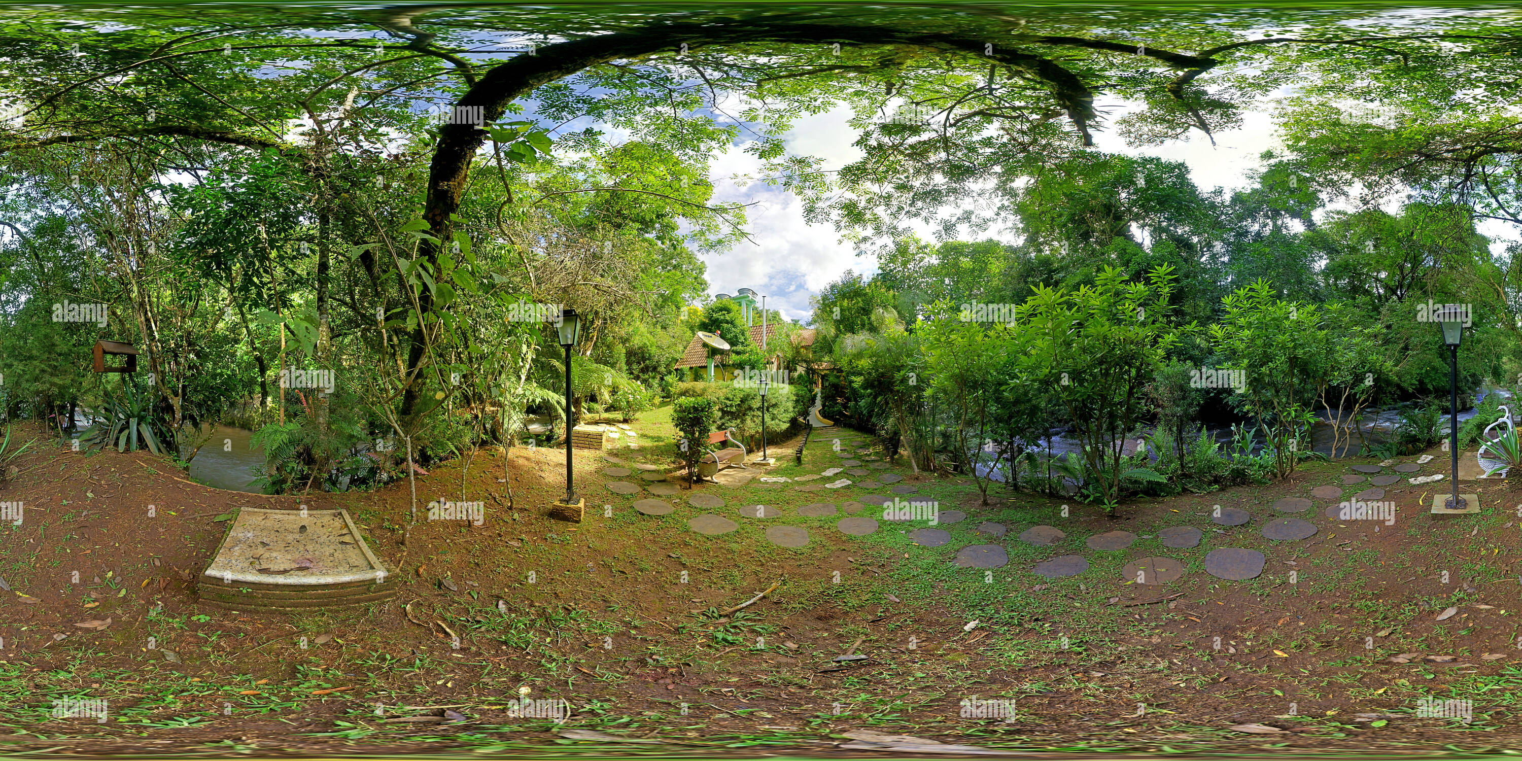 360 degree panoramic view of Jardim O Encontro Aguas