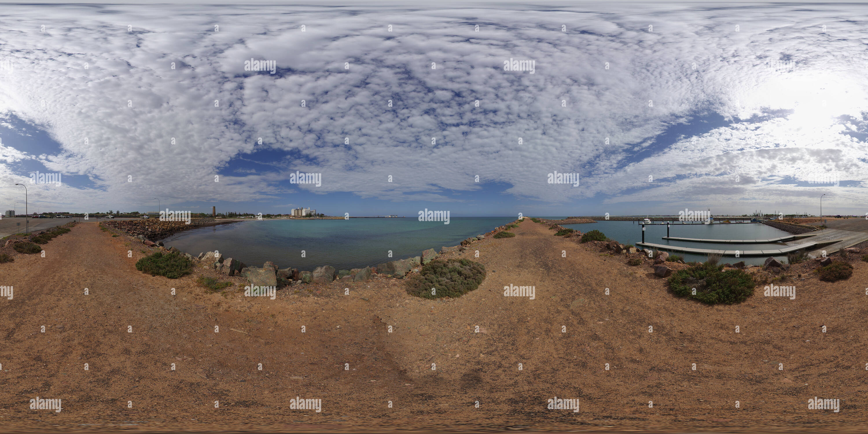360° view of Wallaroo Boat Ramp Alamy
