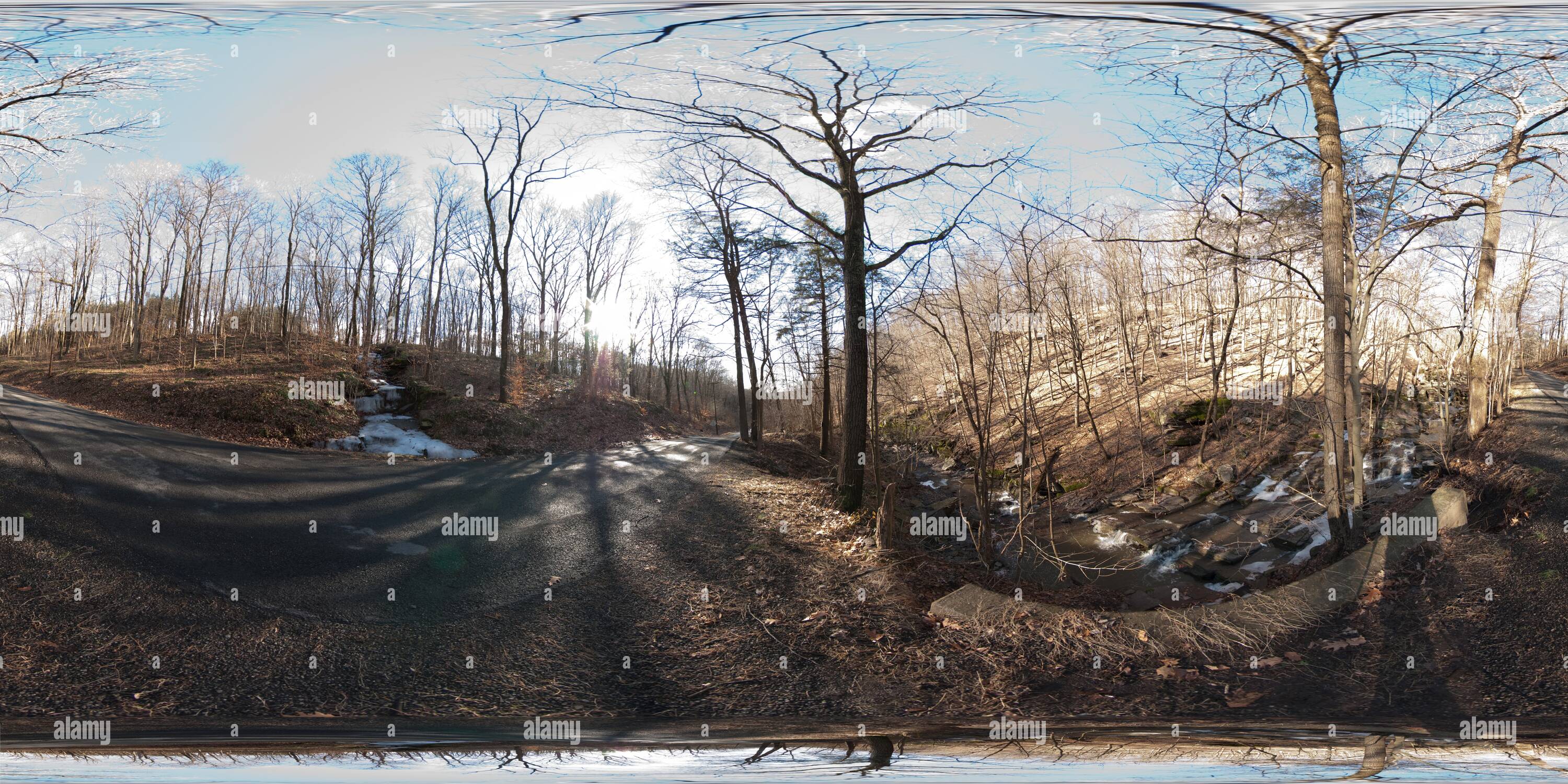 360 degree panoramic view of Warsaw Road Creek Frenchtown Nj