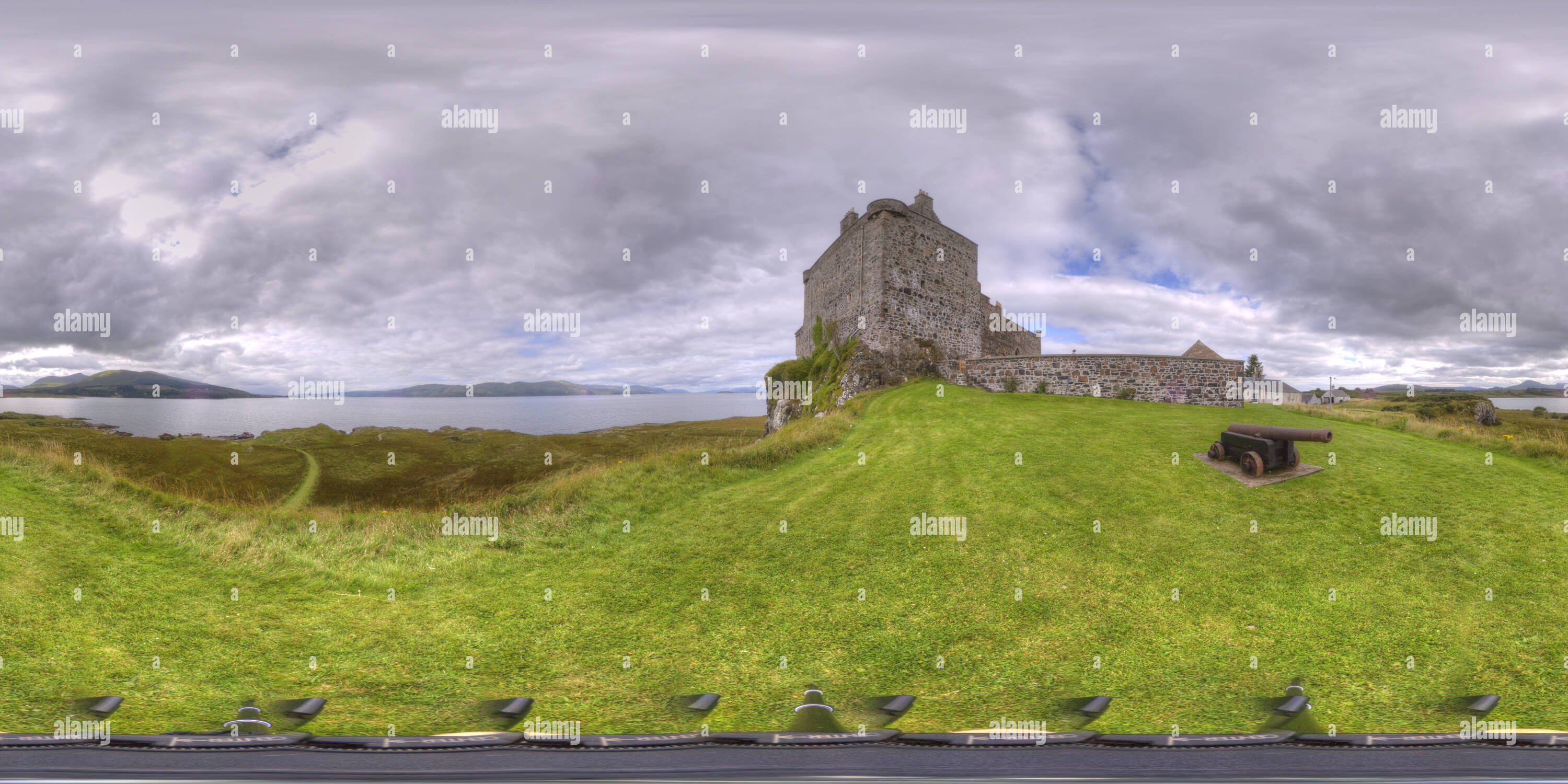 360° view of Craignure Castle - Isle of Mull (2 - Alamy