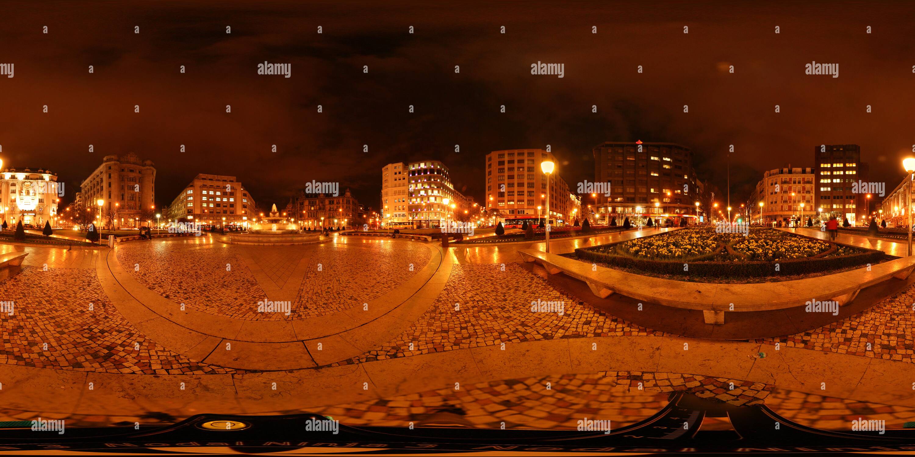 360 degree panoramic view of Plaza Eliptica