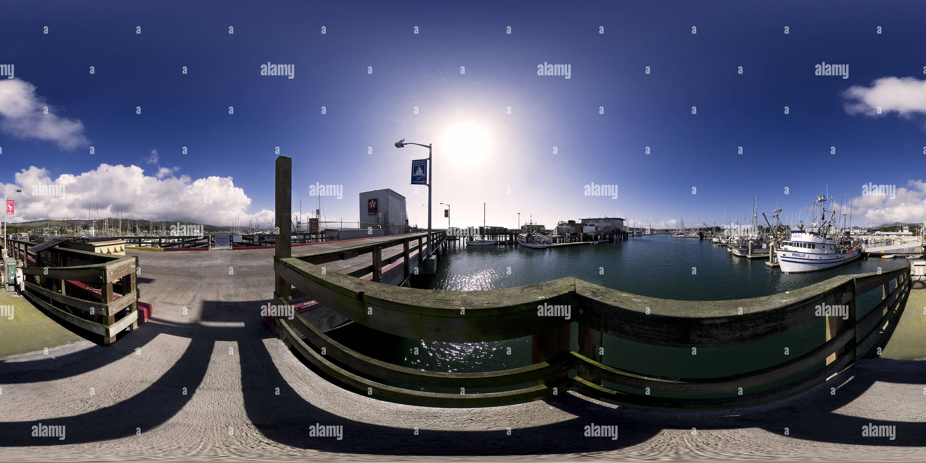 360° view of Pillar Point Harbor1 Alamy