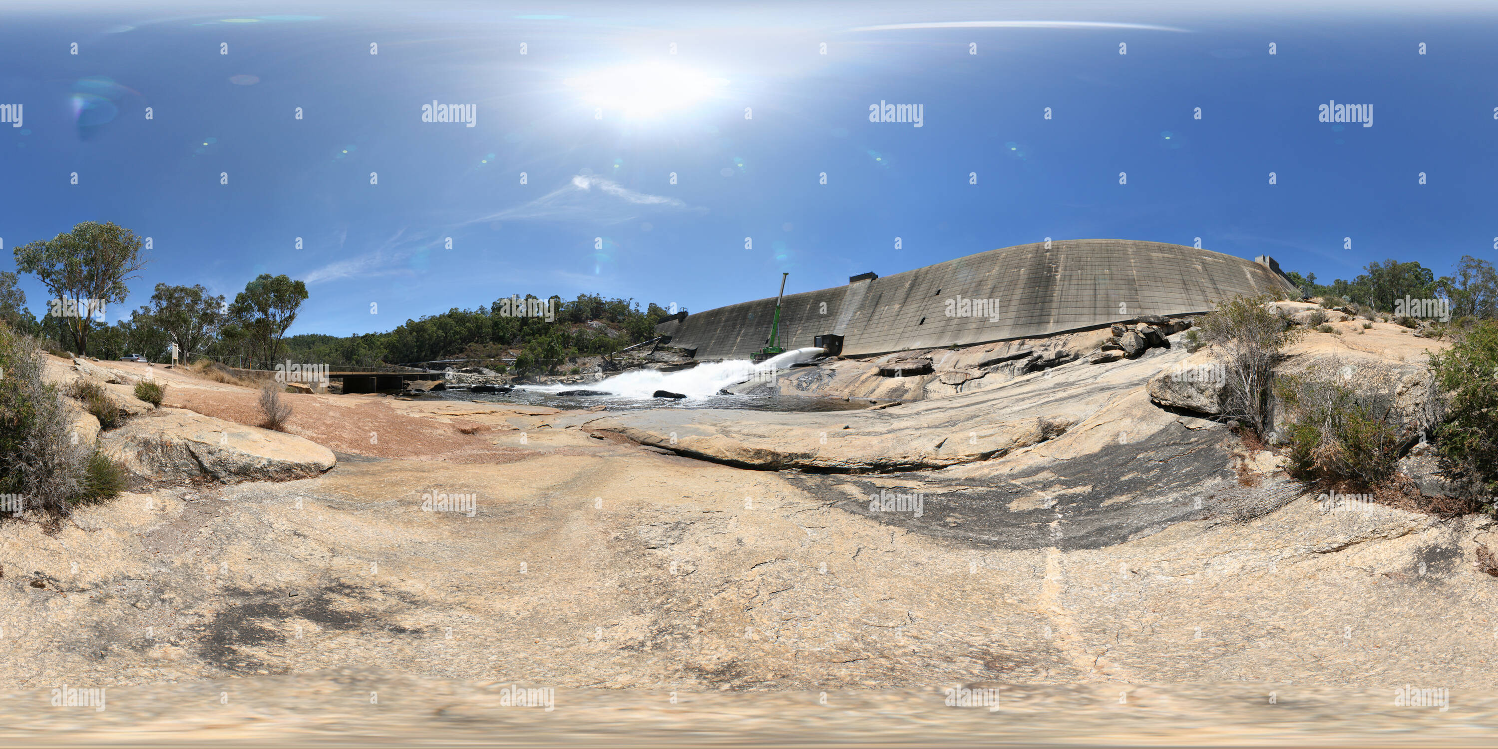 360 degree panoramic view of Panorama - Wellington Dam