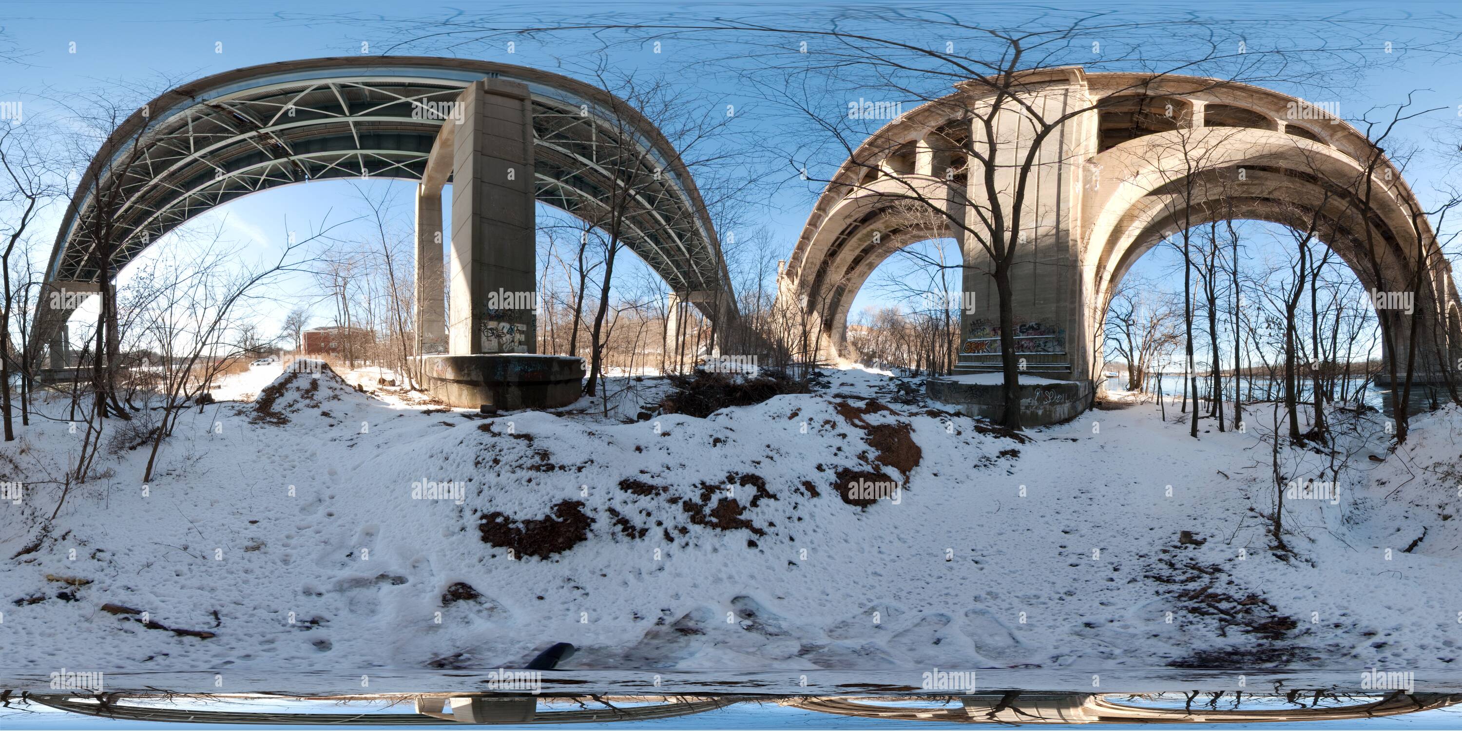 360° view of Under Route One New Brunswick Nj - Alamy