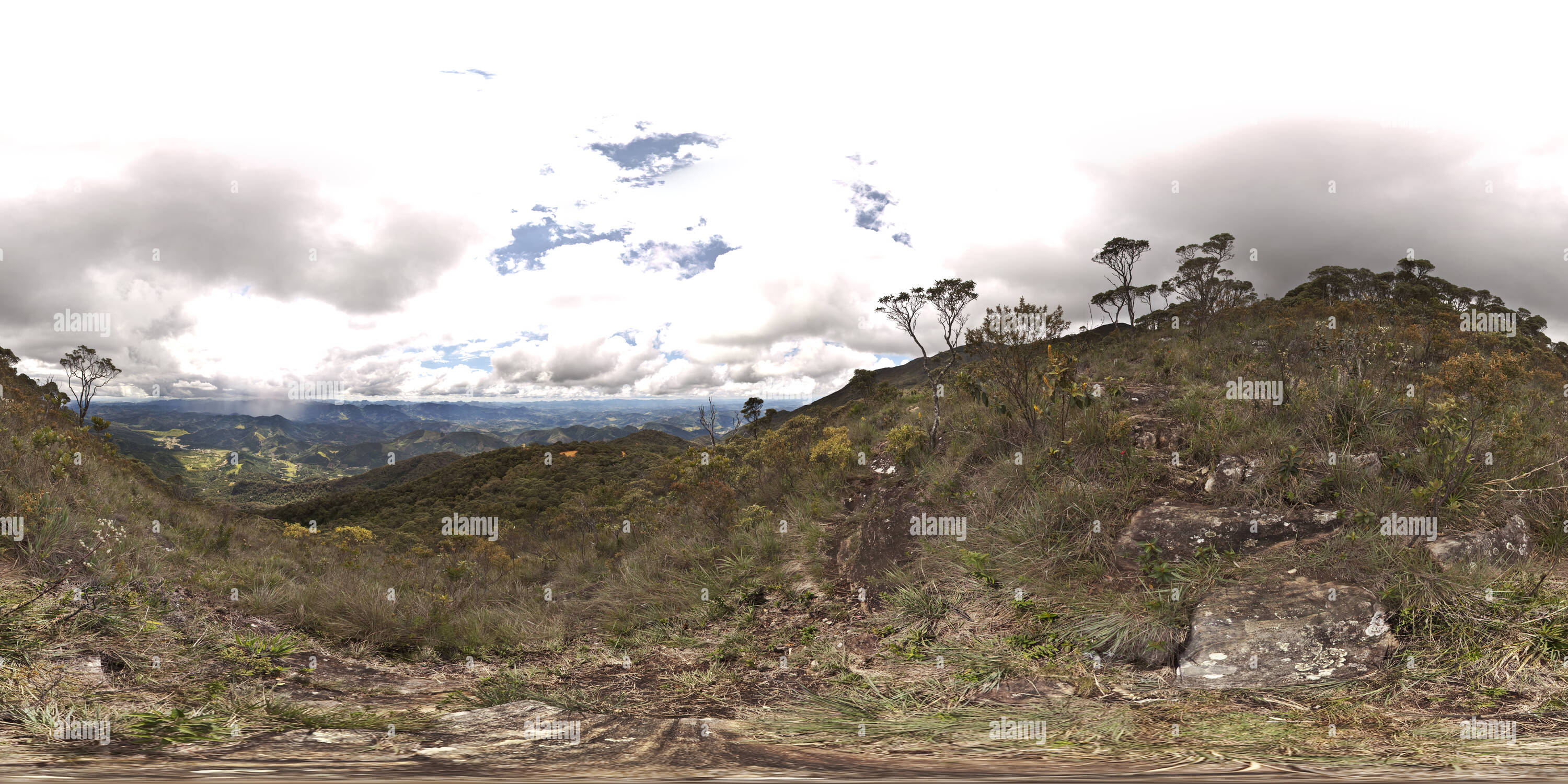 360 degree panoramic view of Parque do Caparao Tronqueira