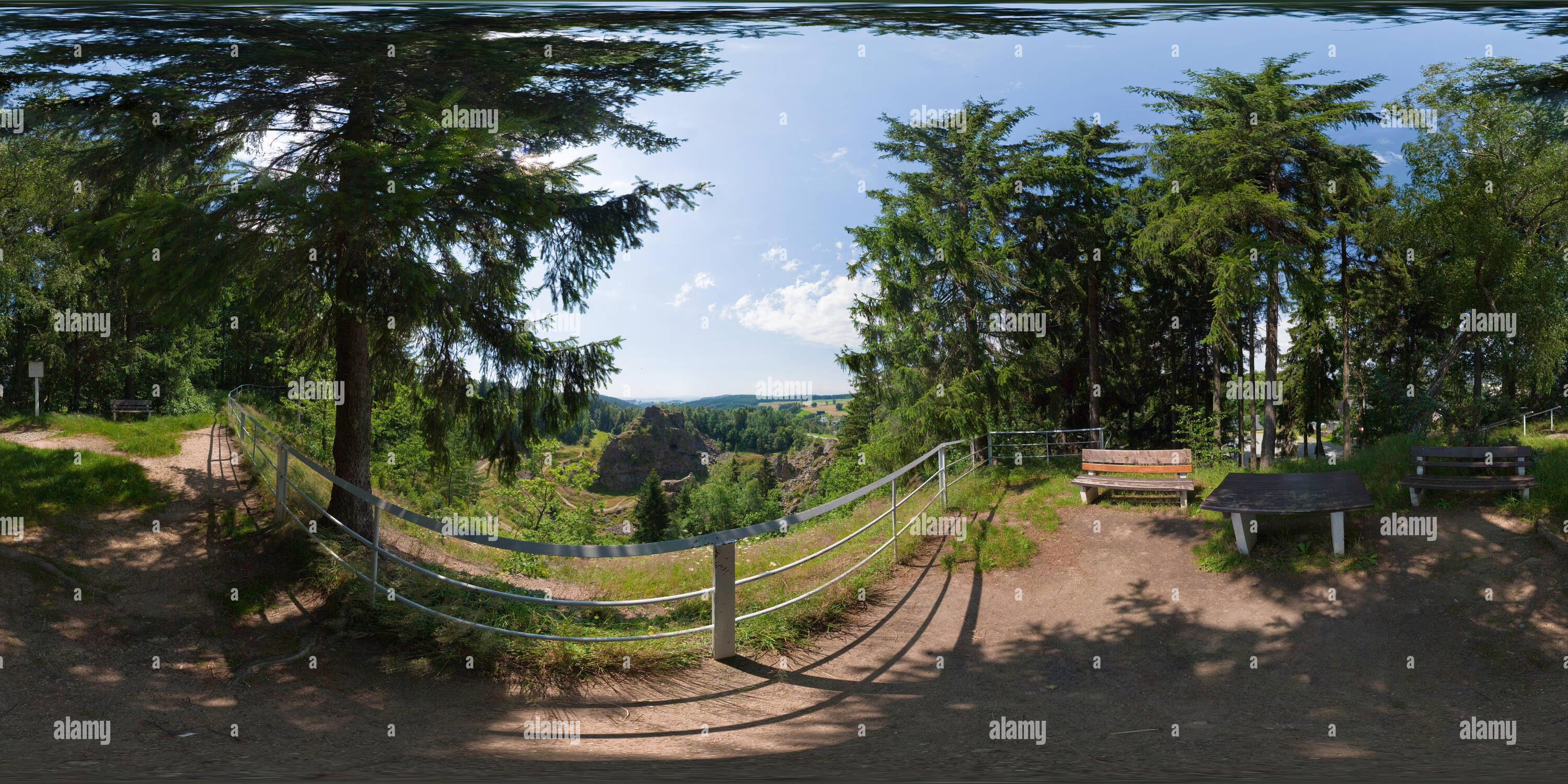360° view of The Sinkhole of Geyer (Geyersche Binge) [I] Alamy
