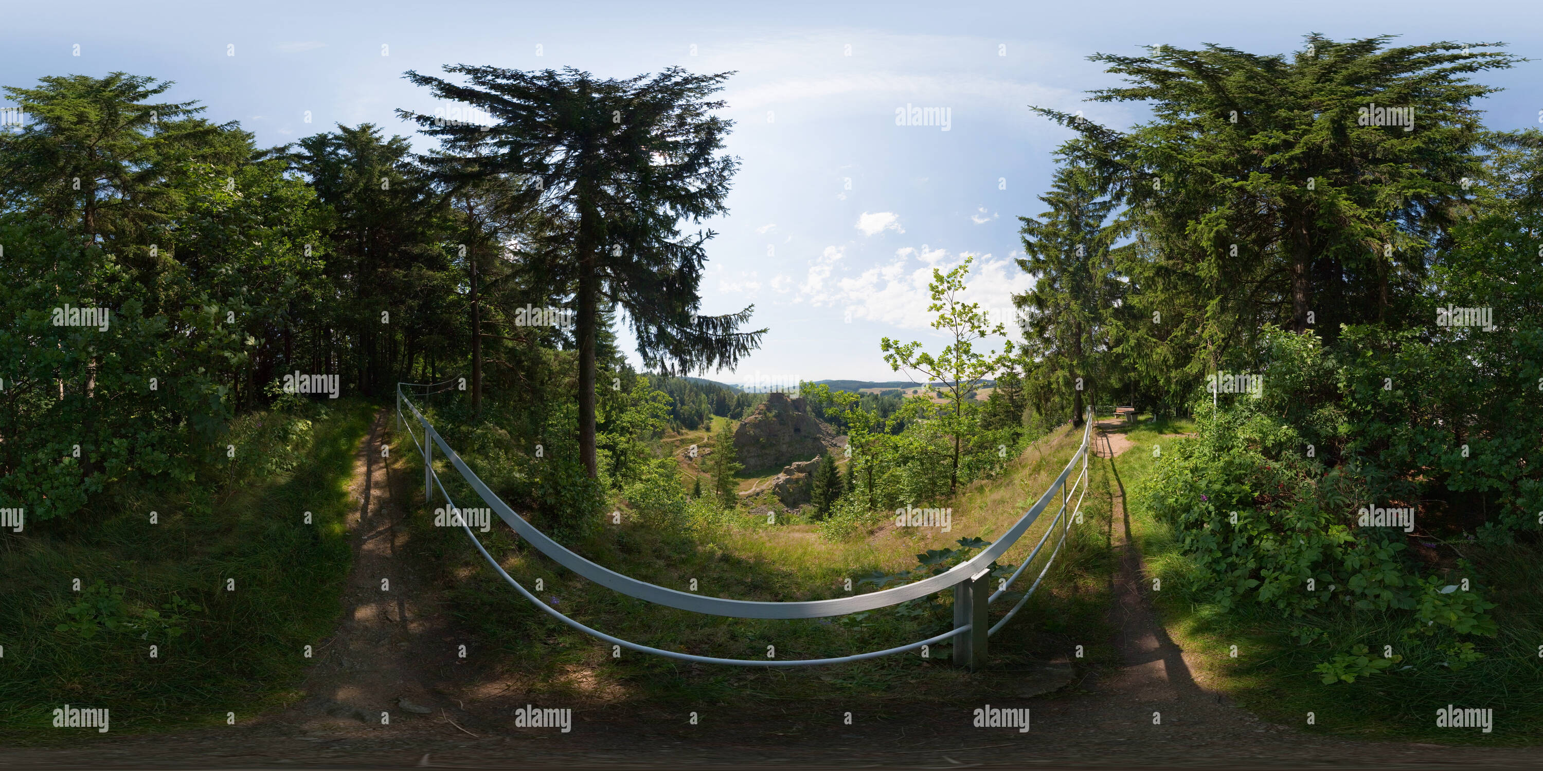 360° view of The Sinkhole of Geyer (Geyersche Binge) [II] Alamy