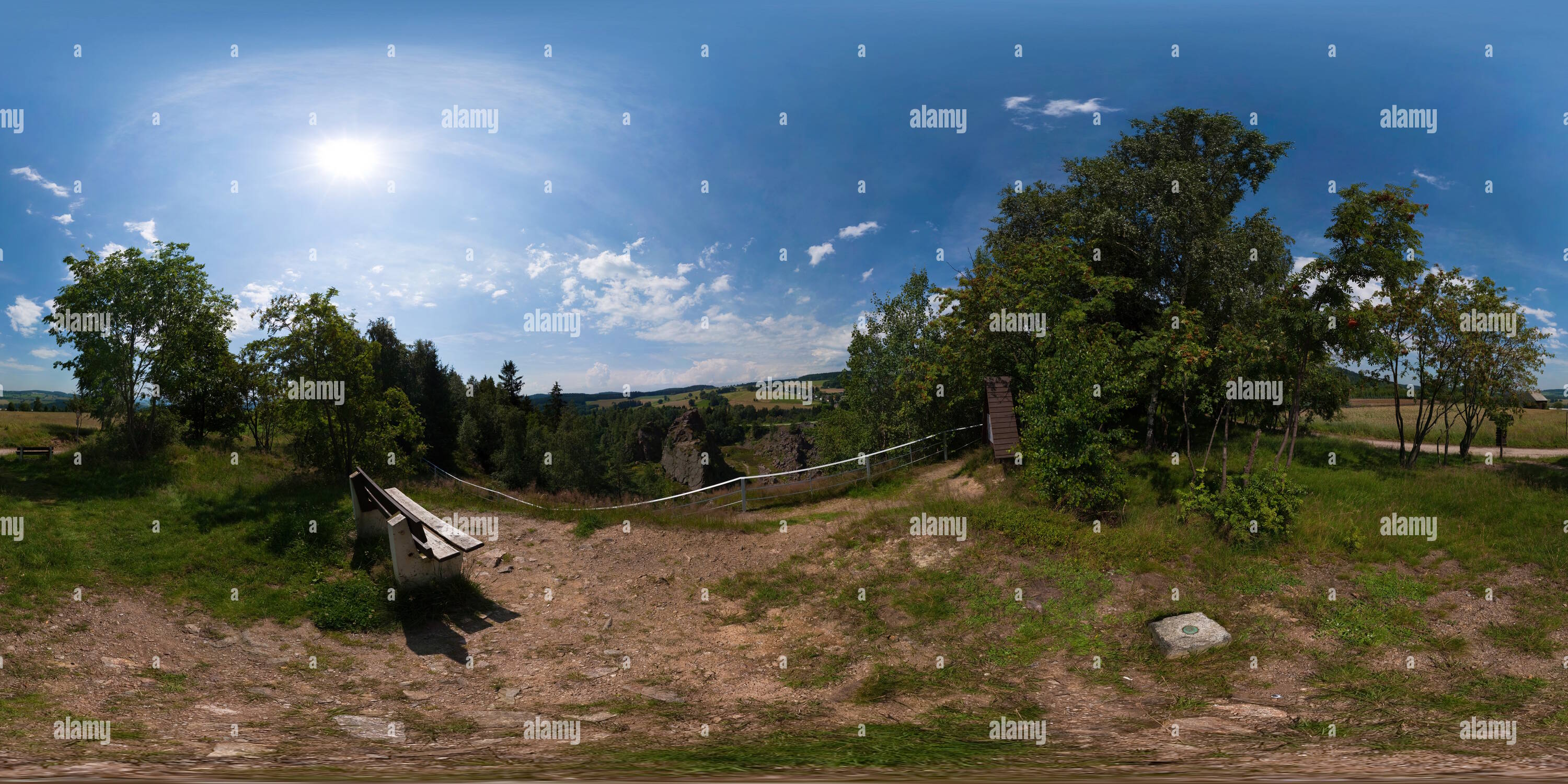 360° view of The Sinkhole of Geyer (Geyersche Binge) [IV] Alamy