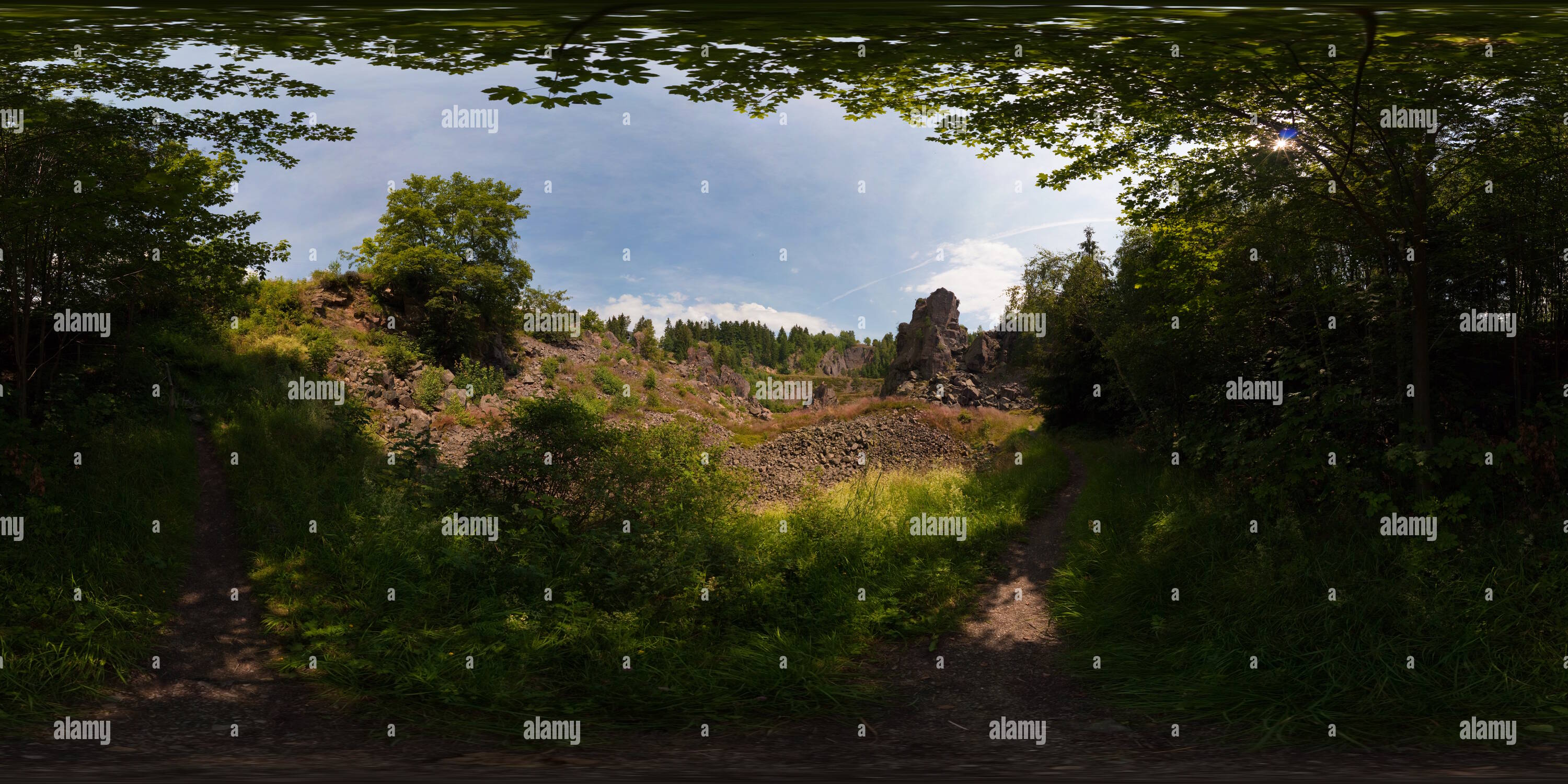 360° view of The Sinkhole of Geyer (Geyersche Binge) [V] Alamy