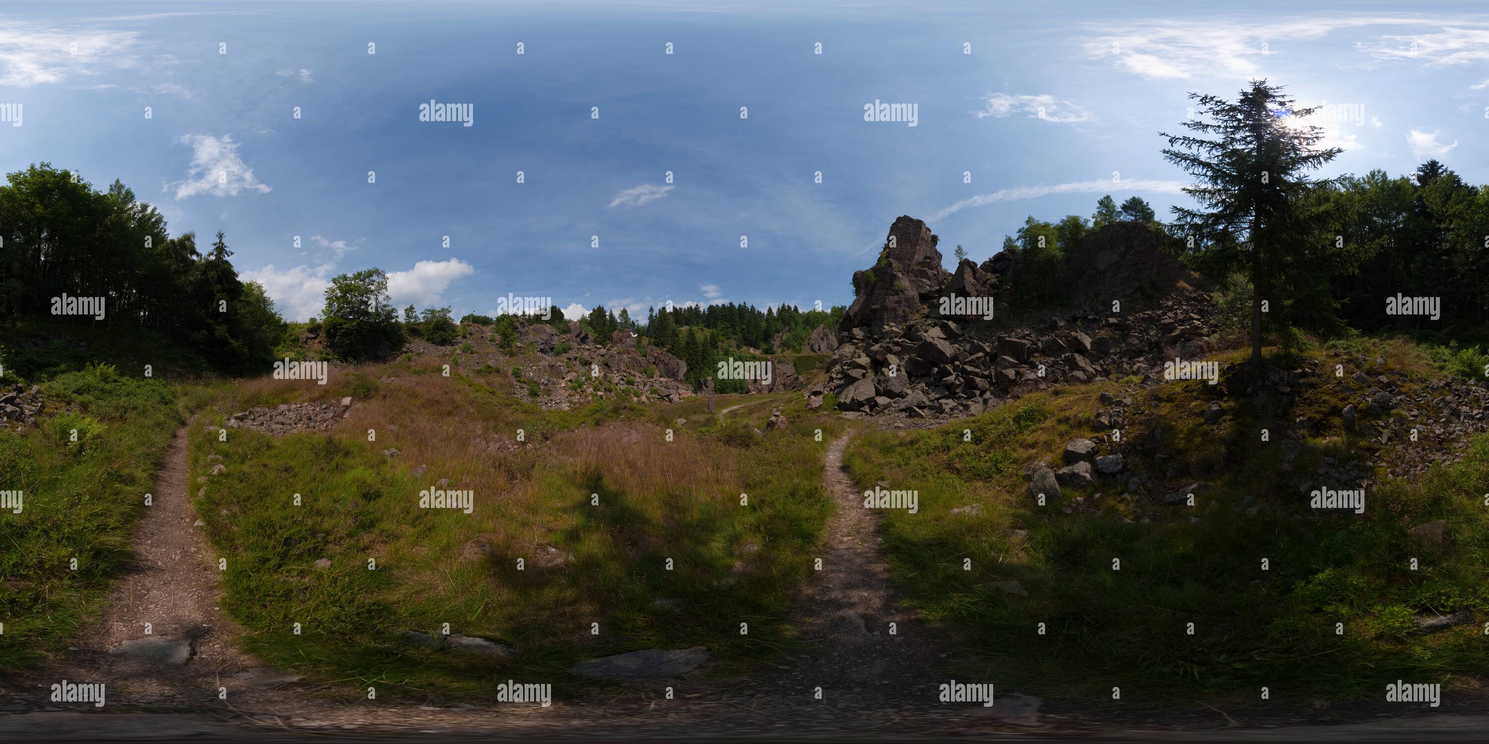360° view of The Sinkhole of Geyer (Geyersche Binge) [VI] Alamy