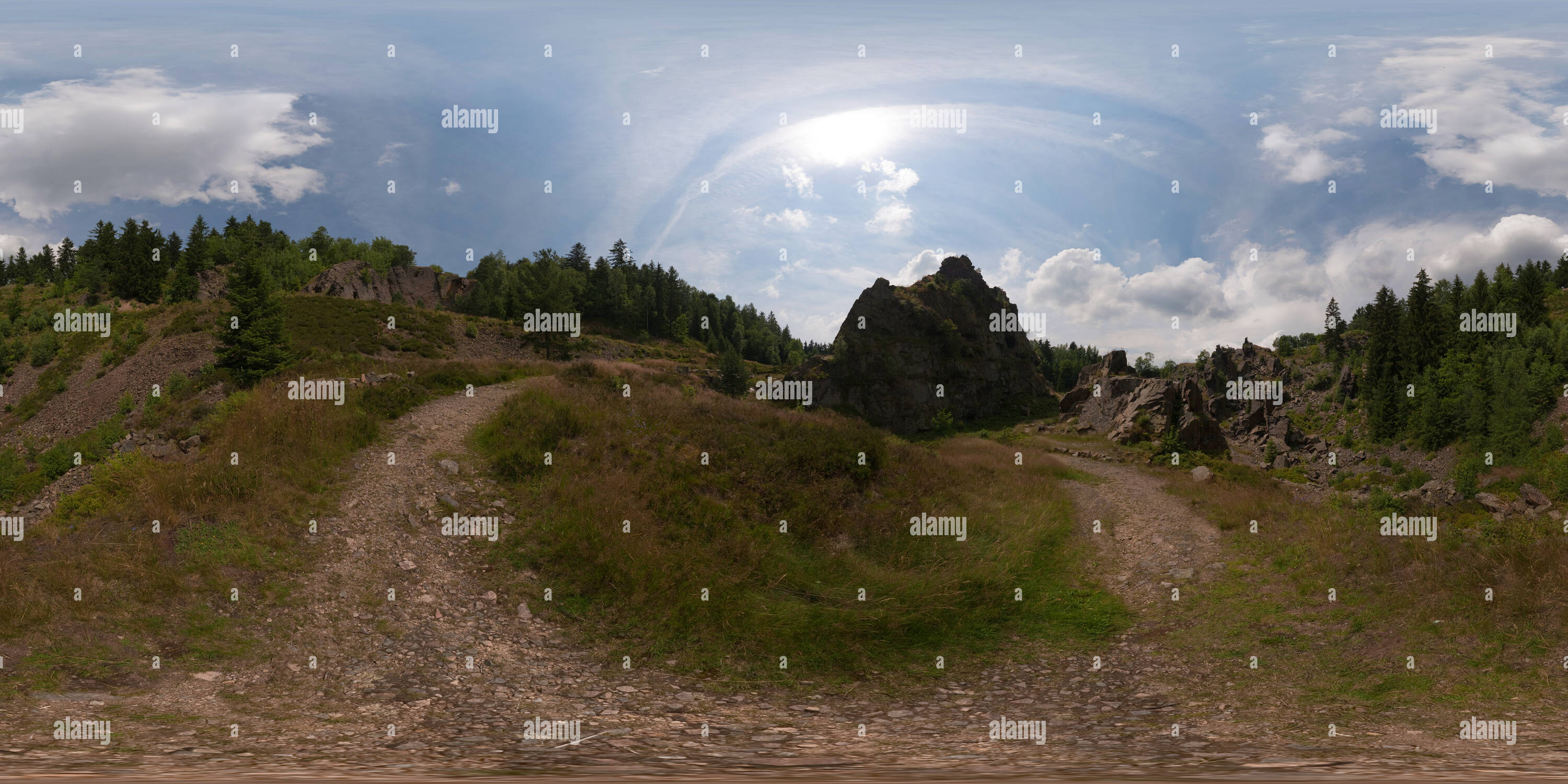 360° view of The Sinkhole of Geyer (Geyersche Binge) [X] Alamy