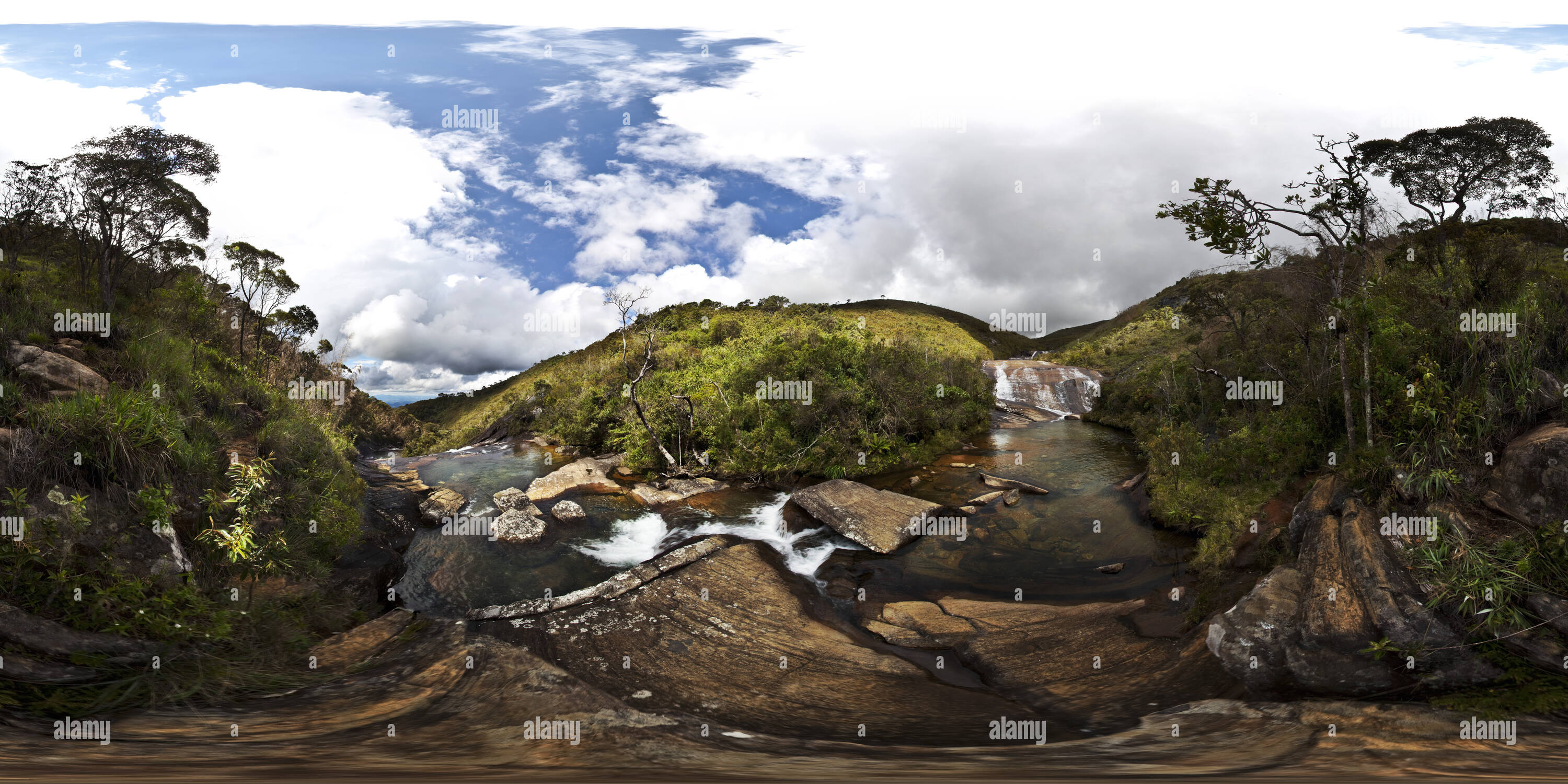 360 degree panoramic view of Parque do Caparao Vale Encantado