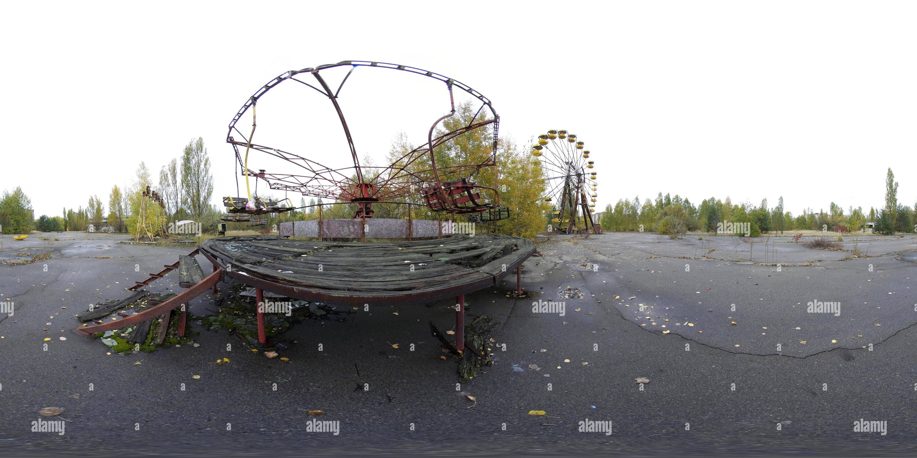 360 degree panoramic view of CHERNOBYL - Amusement Park