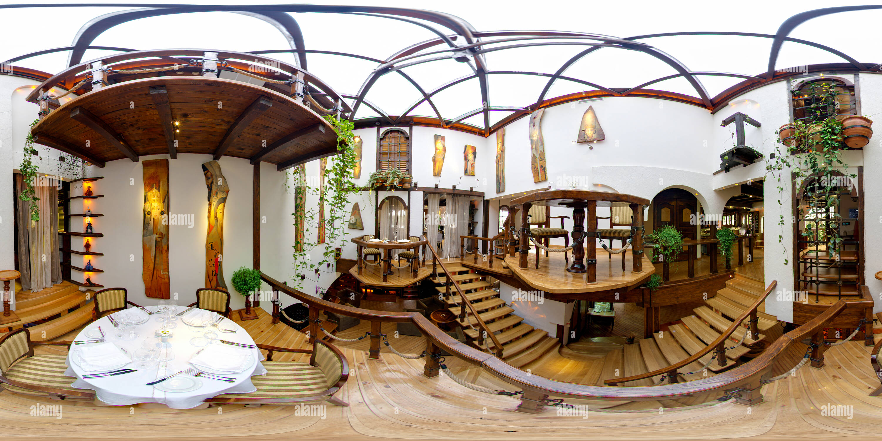 360° view of Bahus Splav Restoran Club 10 - Alamy