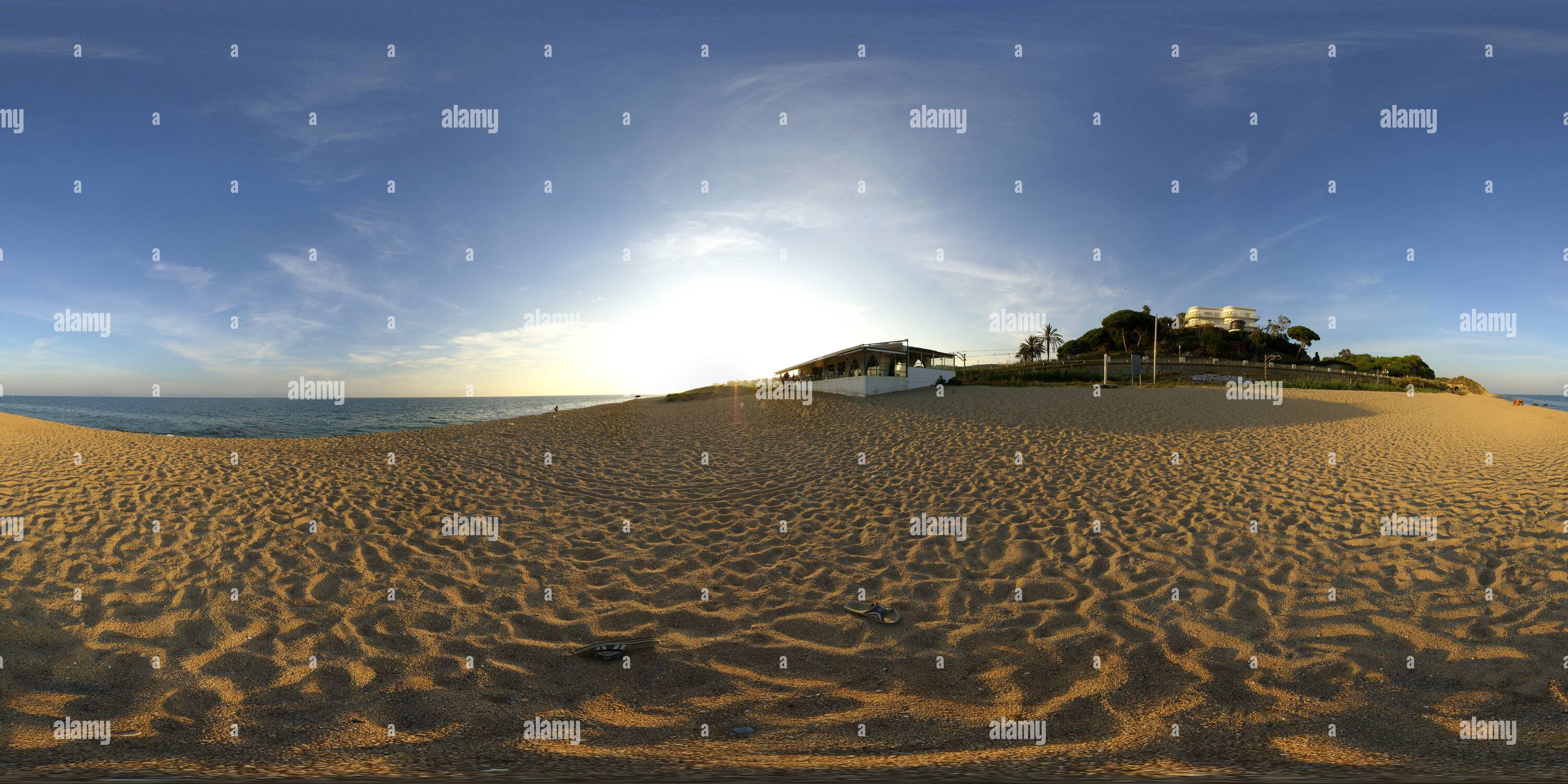 360° view of Canet de Mar - Alamy