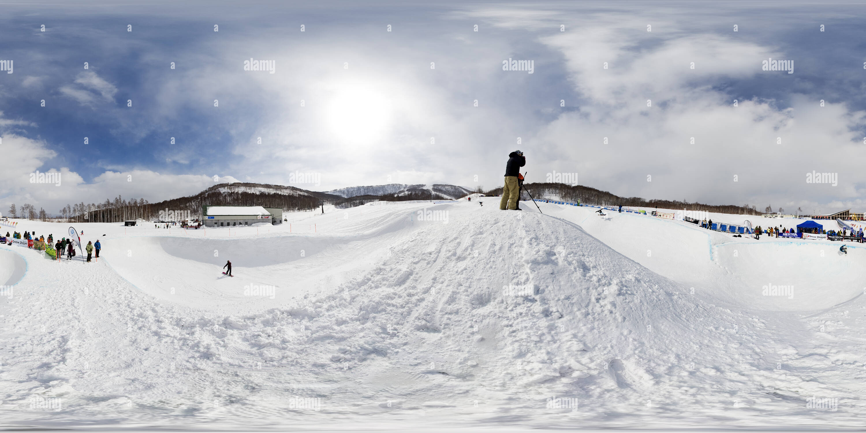 360° view of Gentemstick and Niseko Hanazono Dream Bowl Session